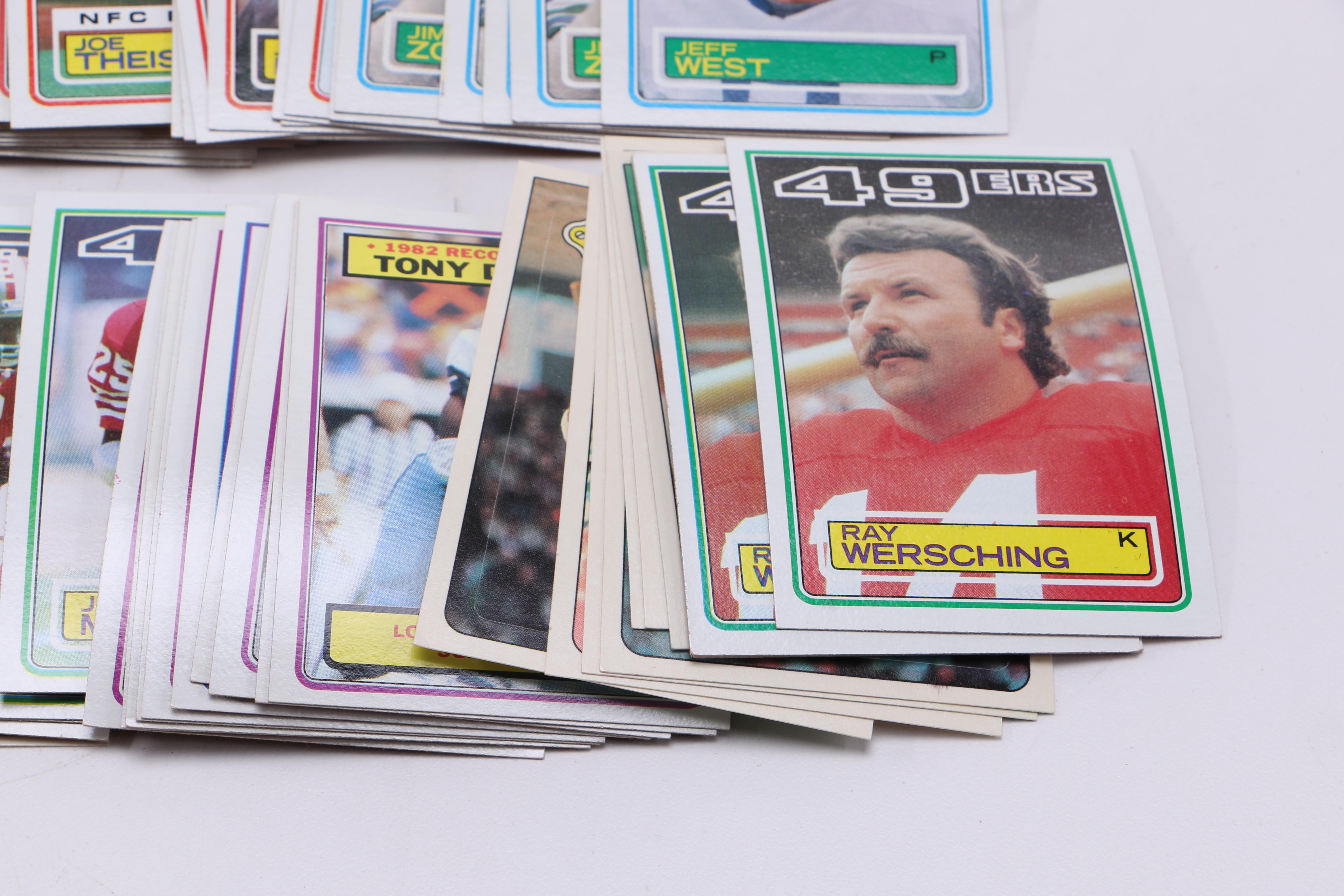 1983 Topps Football Cards