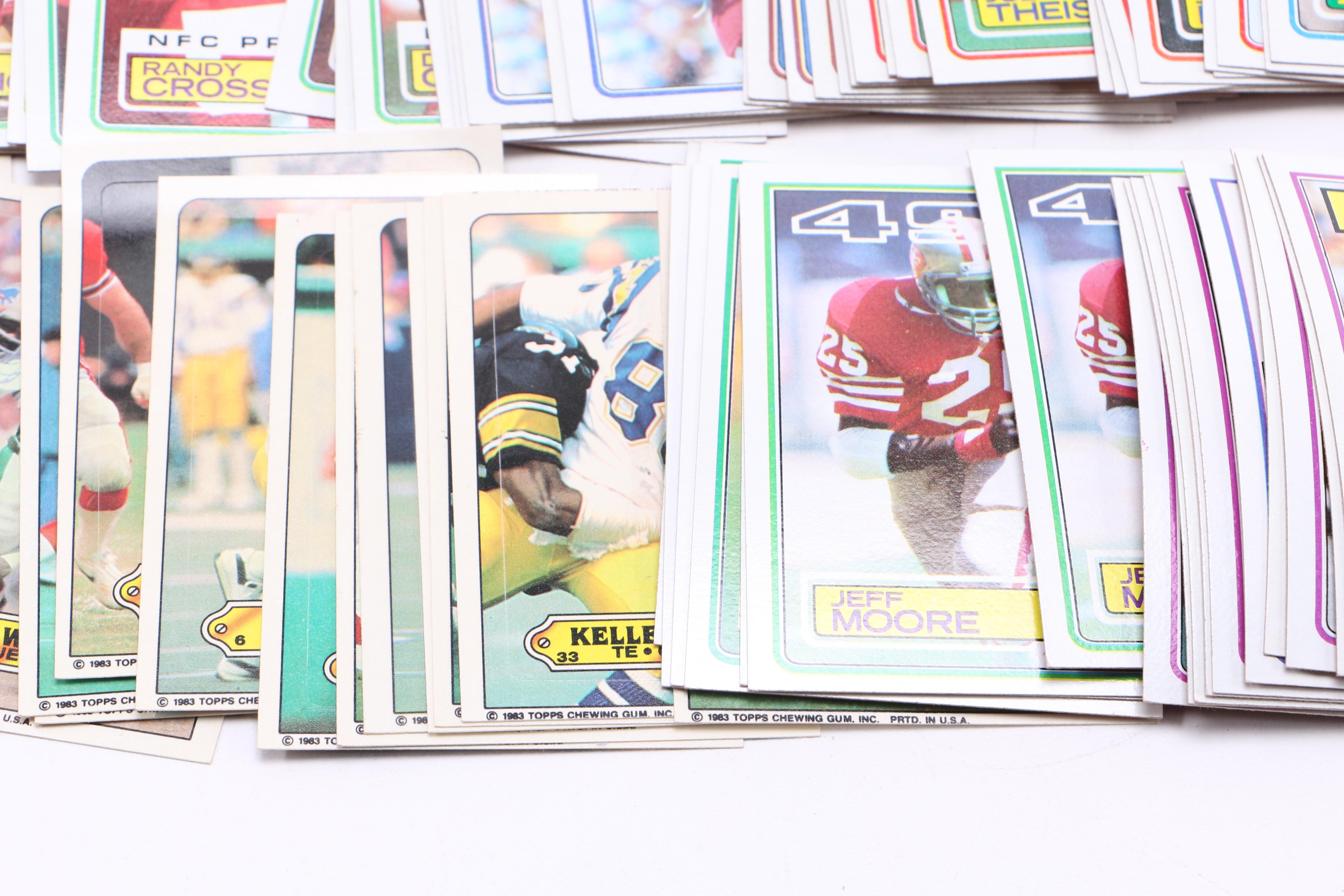 1983 Topps Football Cards