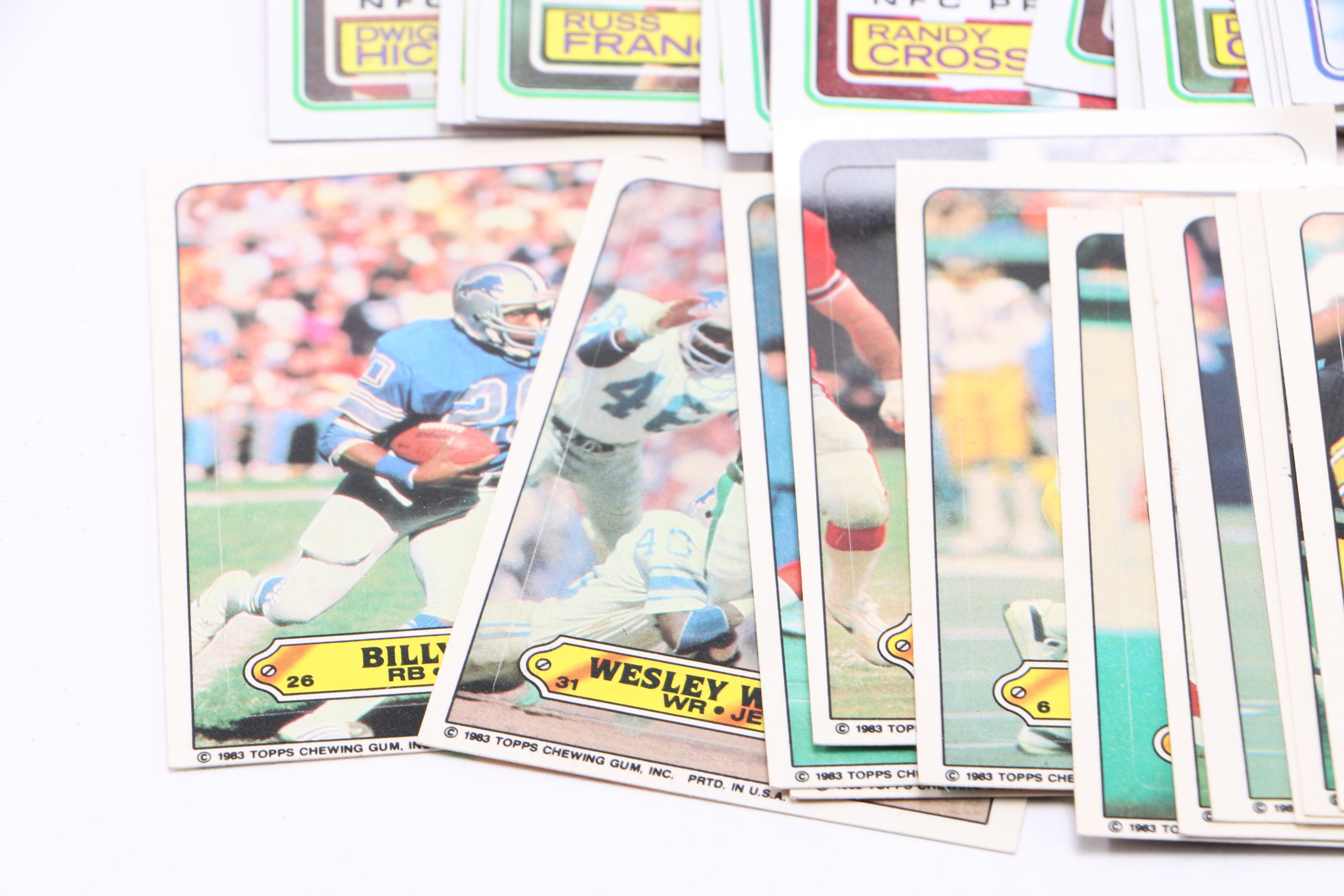 1983 Topps Football Cards