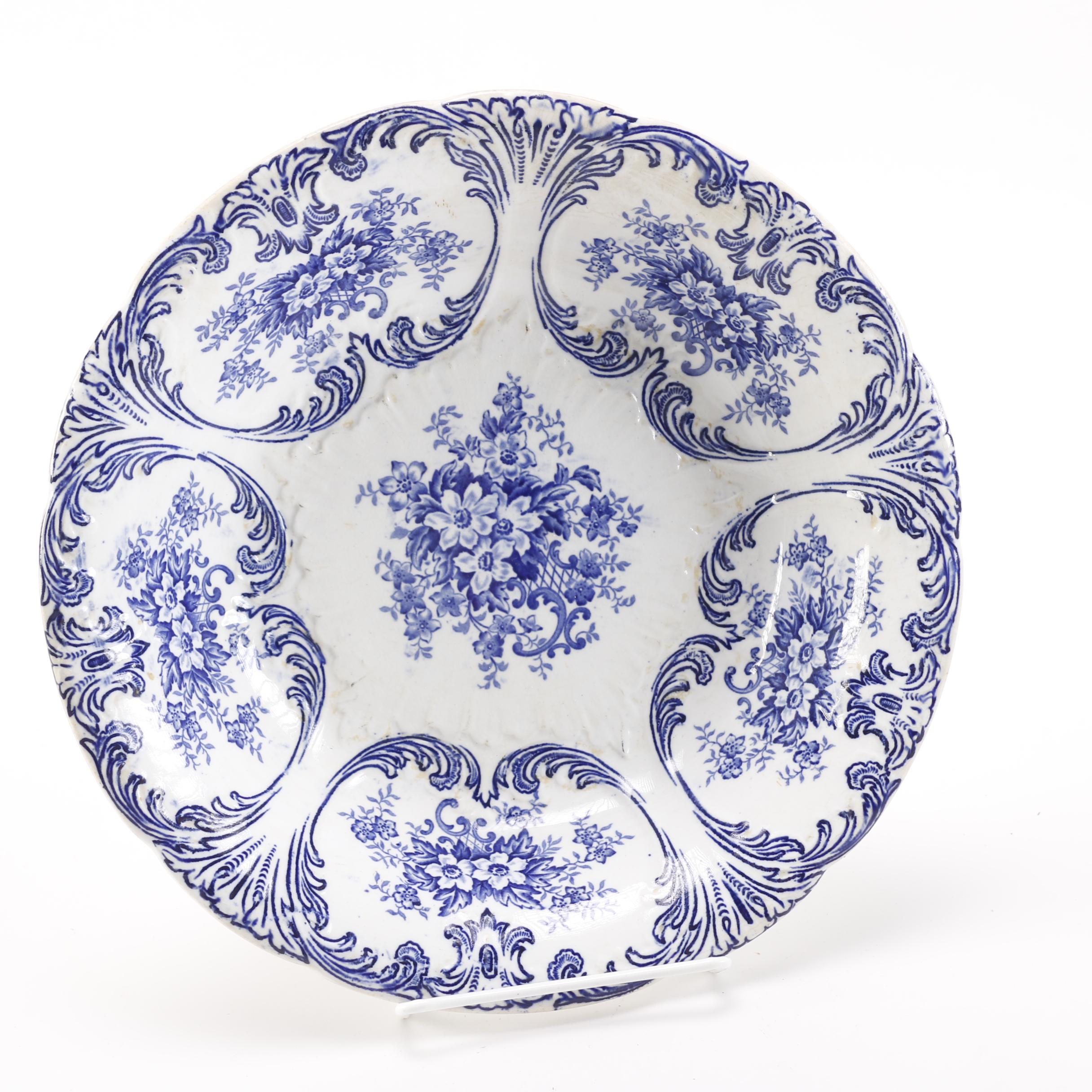 Vintage Blue and White China Including Poppelsdorf