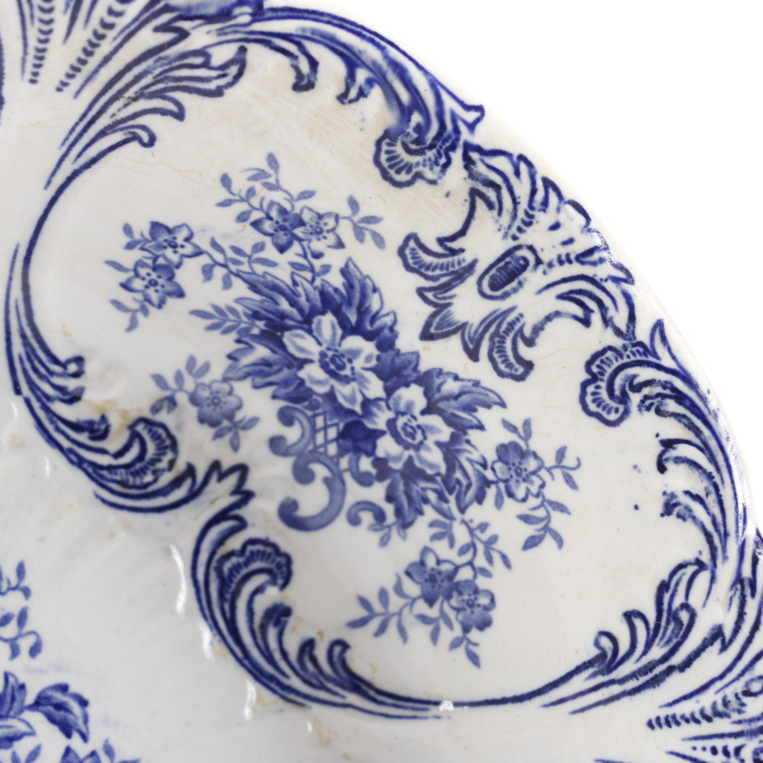 Vintage Blue and White China Including Poppelsdorf