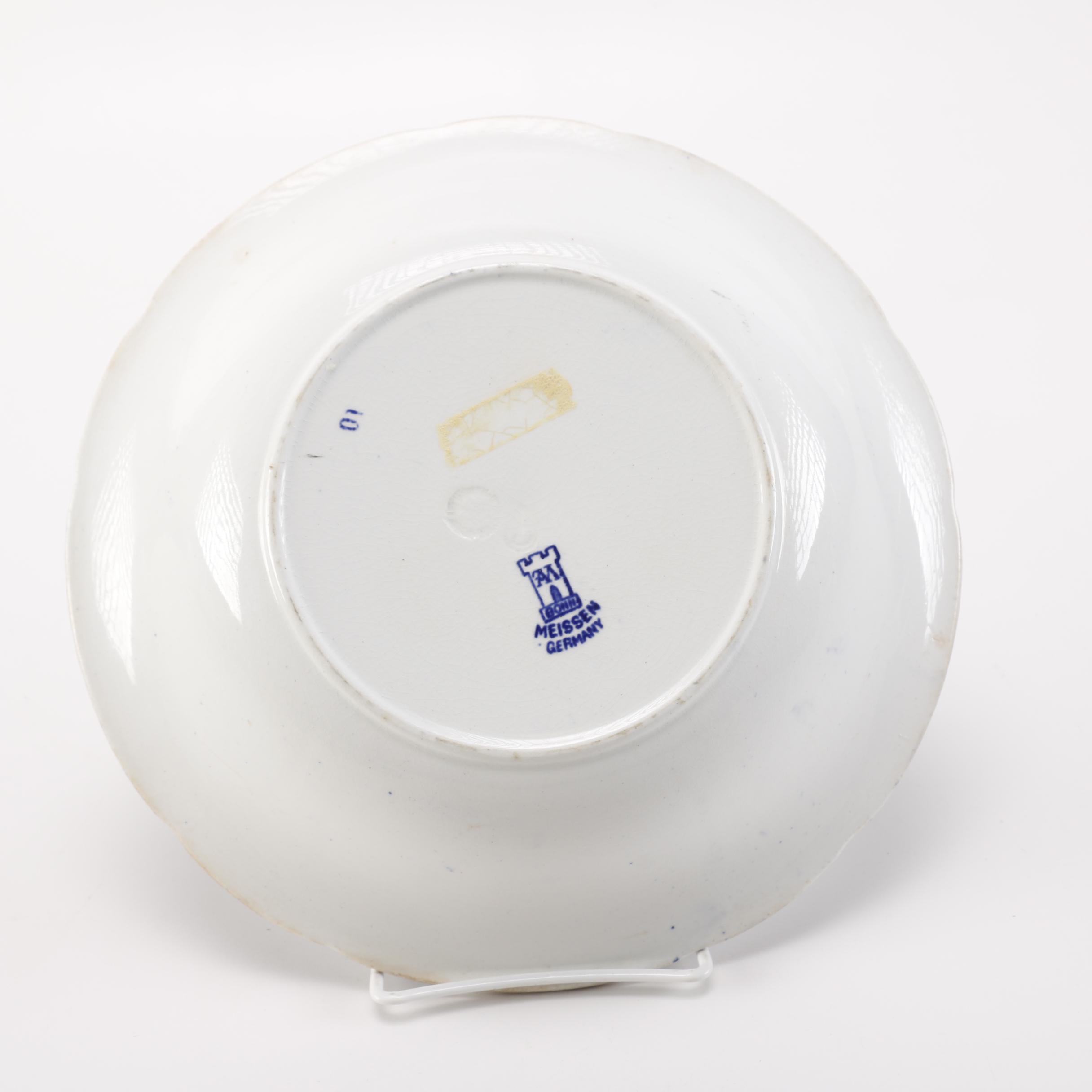 Vintage Blue and White China Including Poppelsdorf