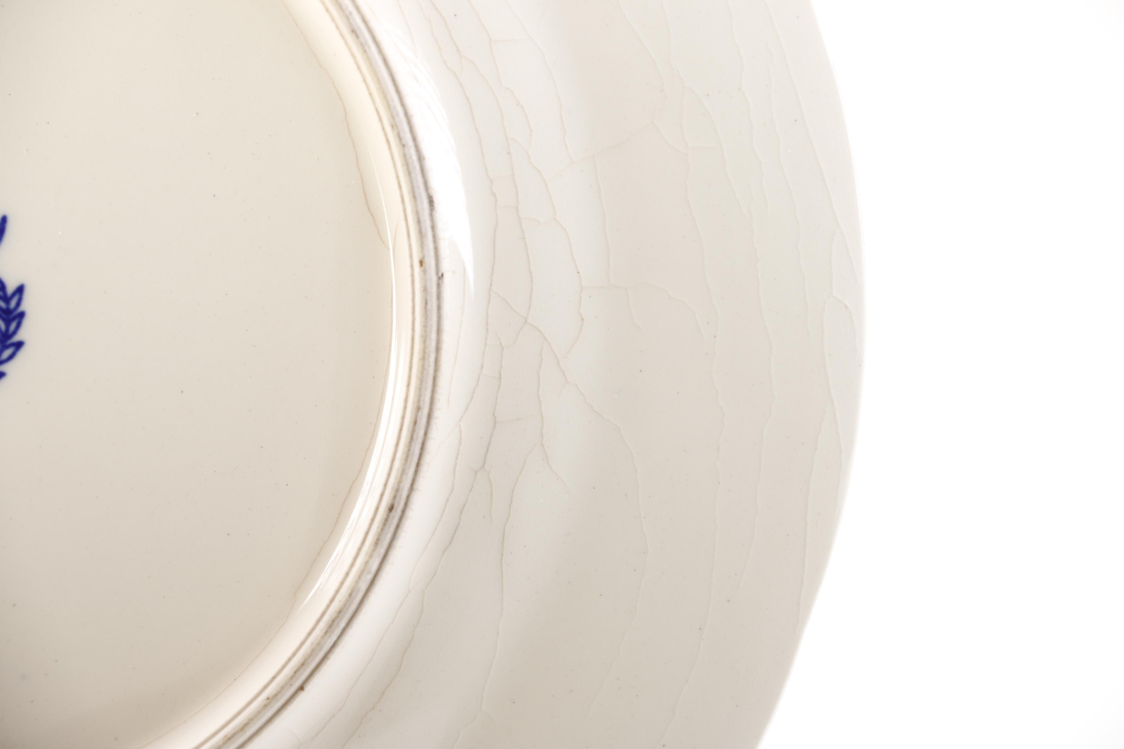 Vintage Blue and White China Including Poppelsdorf