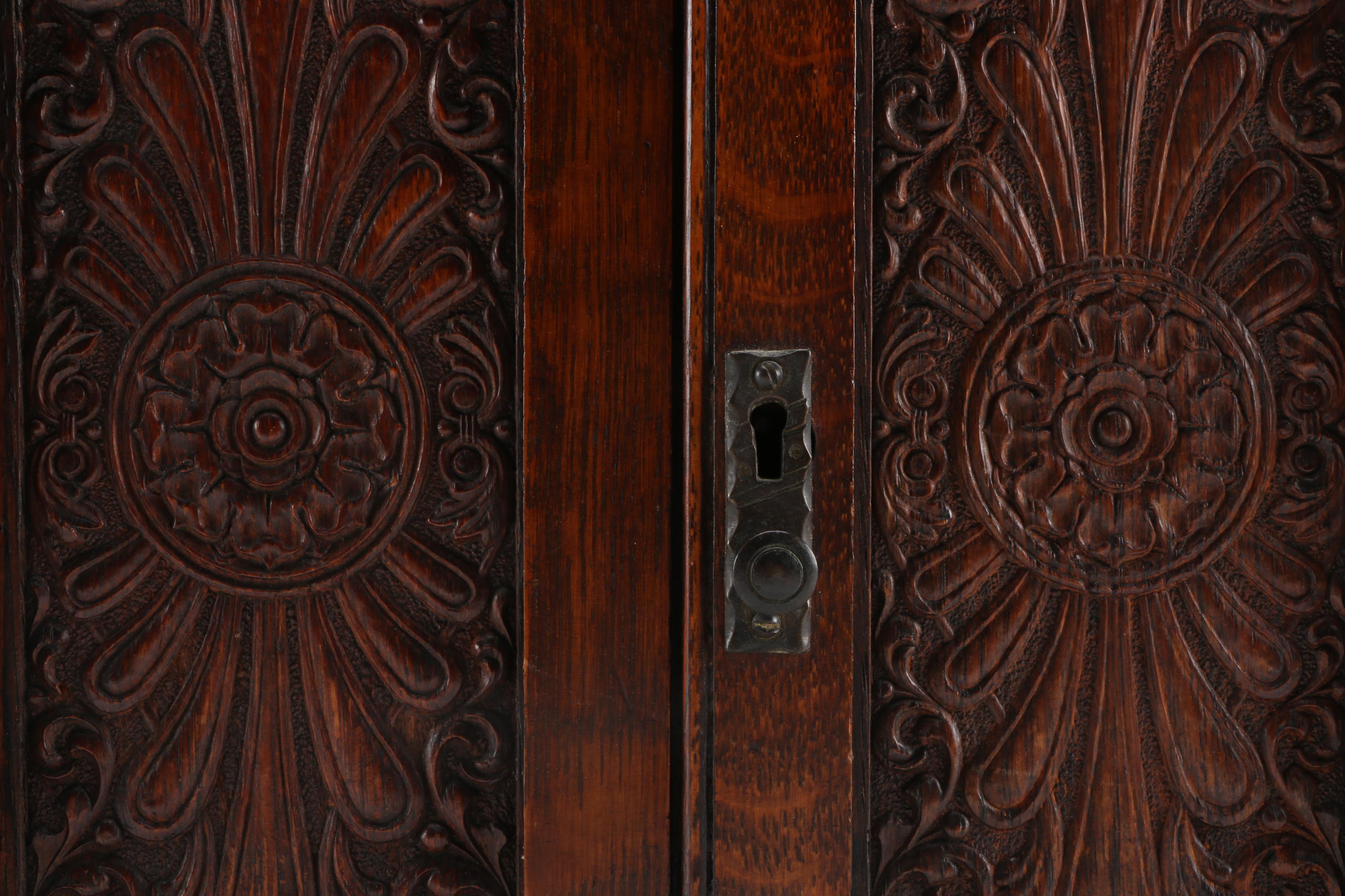 Vintage Oak Smoking Cabinet
