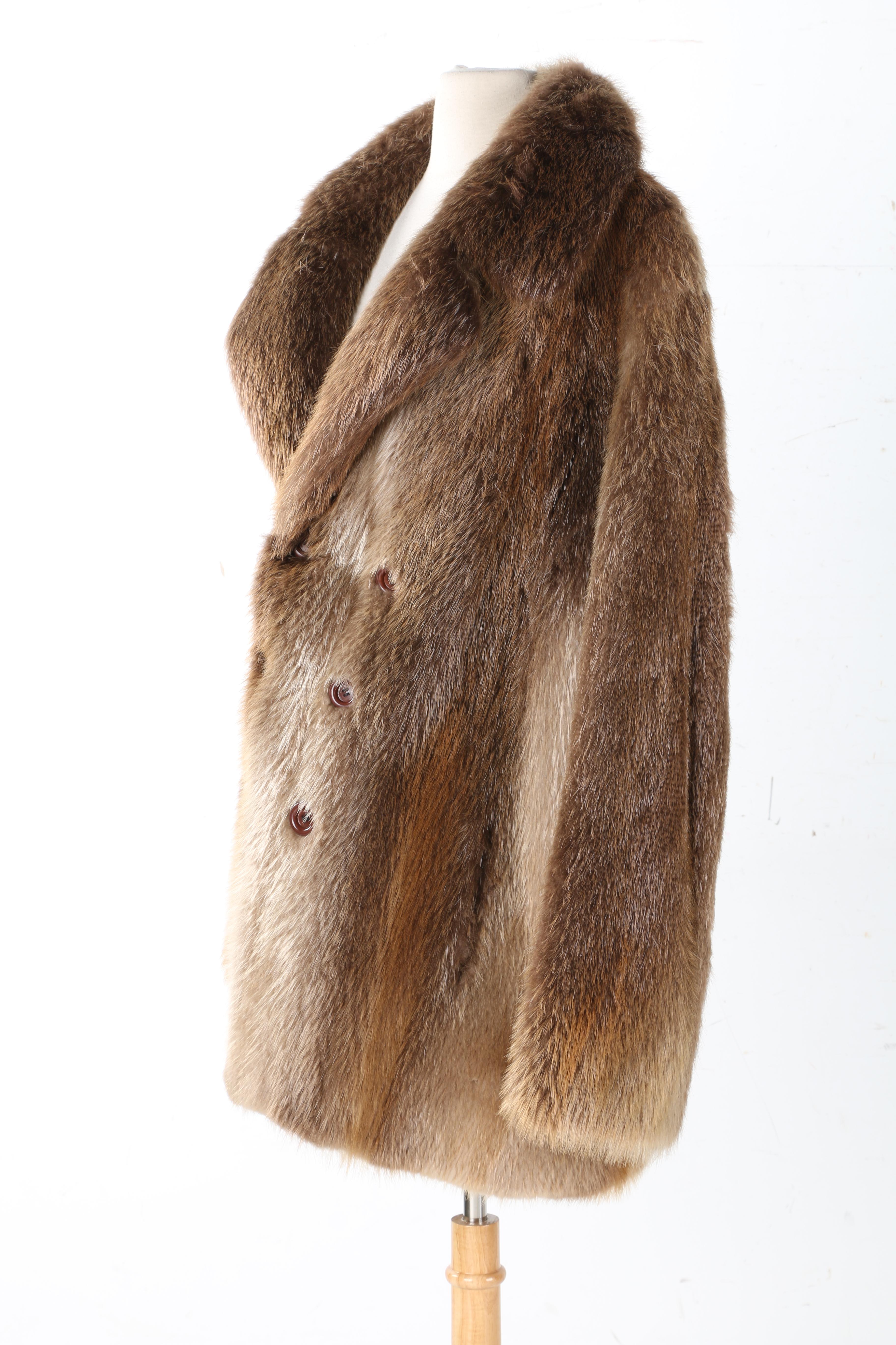 Jerome Wolk Men's Beaver Fur Coat