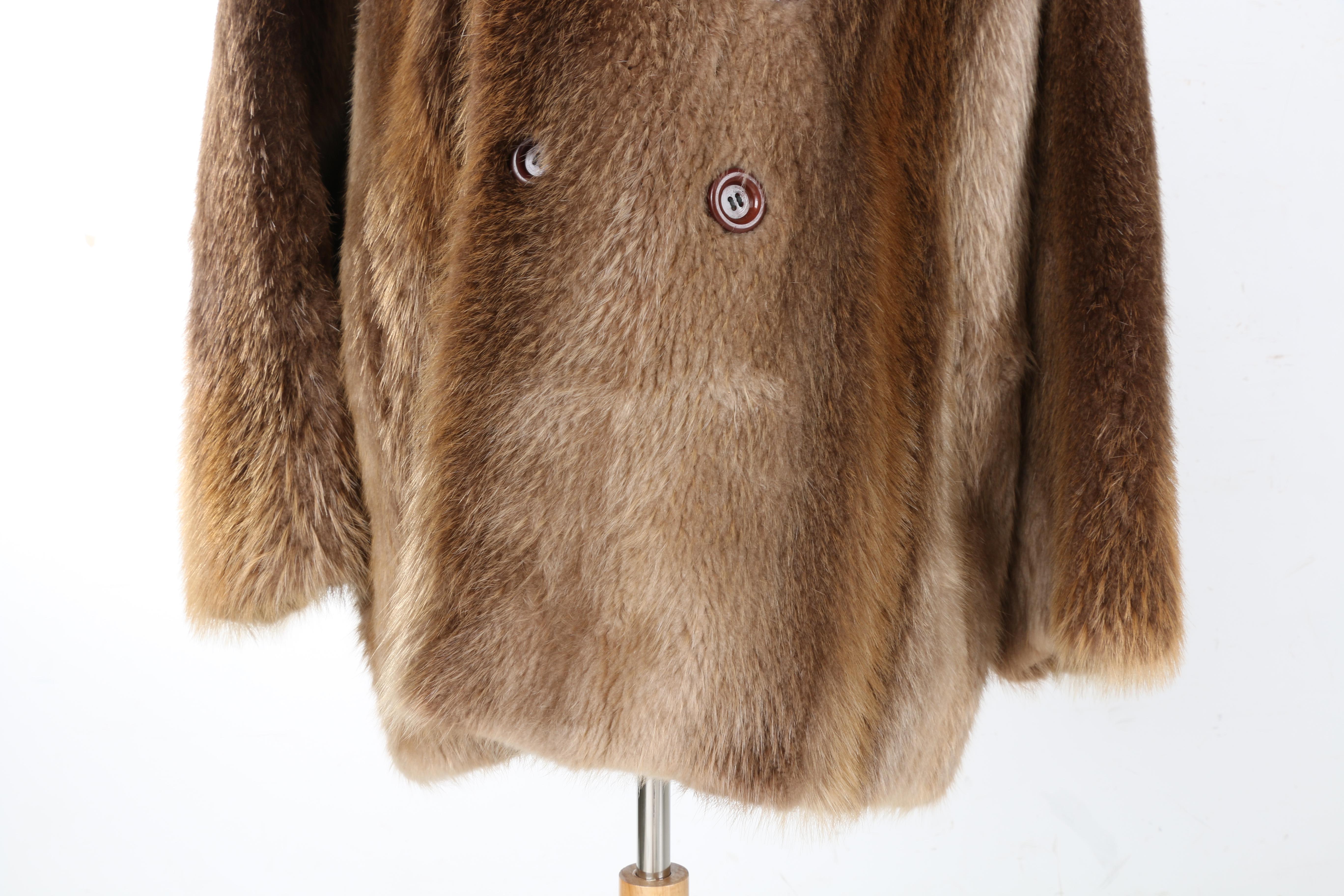 Jerome Wolk Men's Beaver Fur Coat