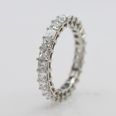 Platinum 2.50 CTW Diamond Eternity Band