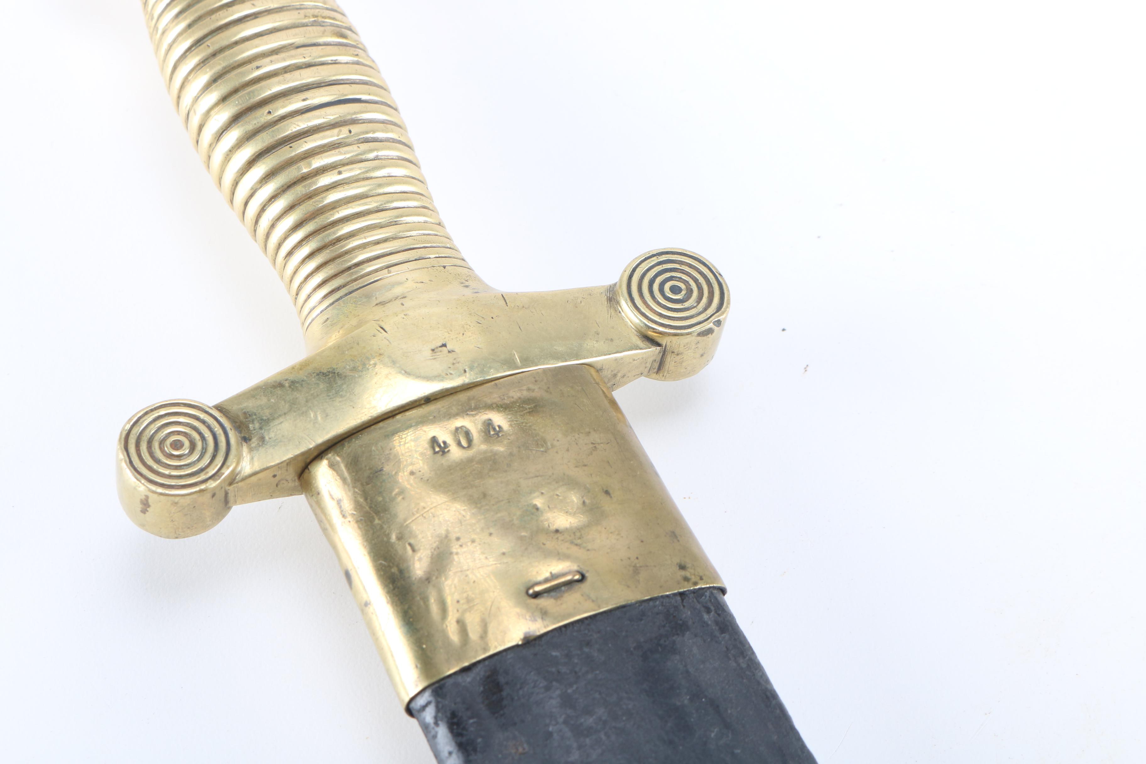 1833 Pihet Frères Chatellerault Infantry Sword With Scabbard