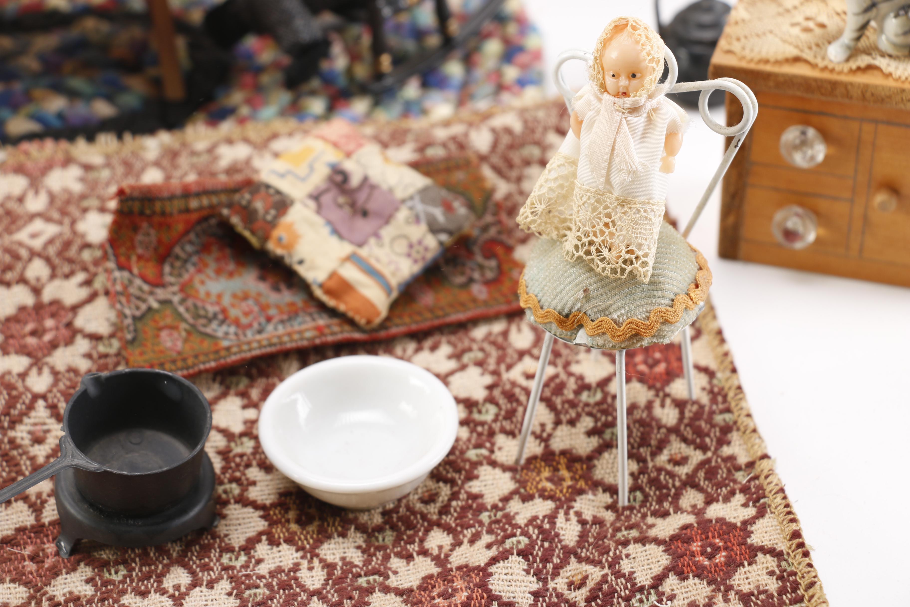 Dollhouse Accessories and Dolls