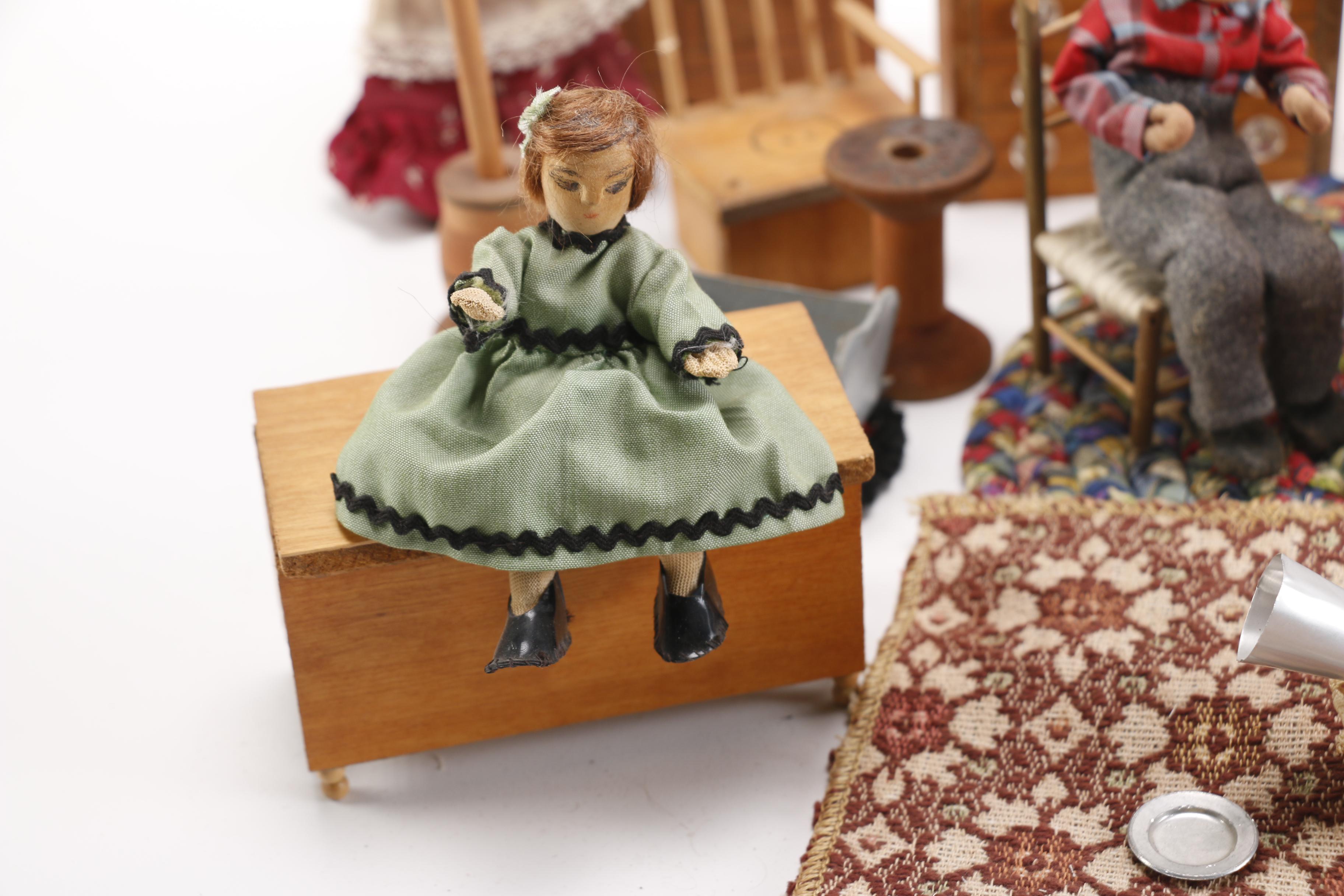 Dollhouse Accessories and Dolls