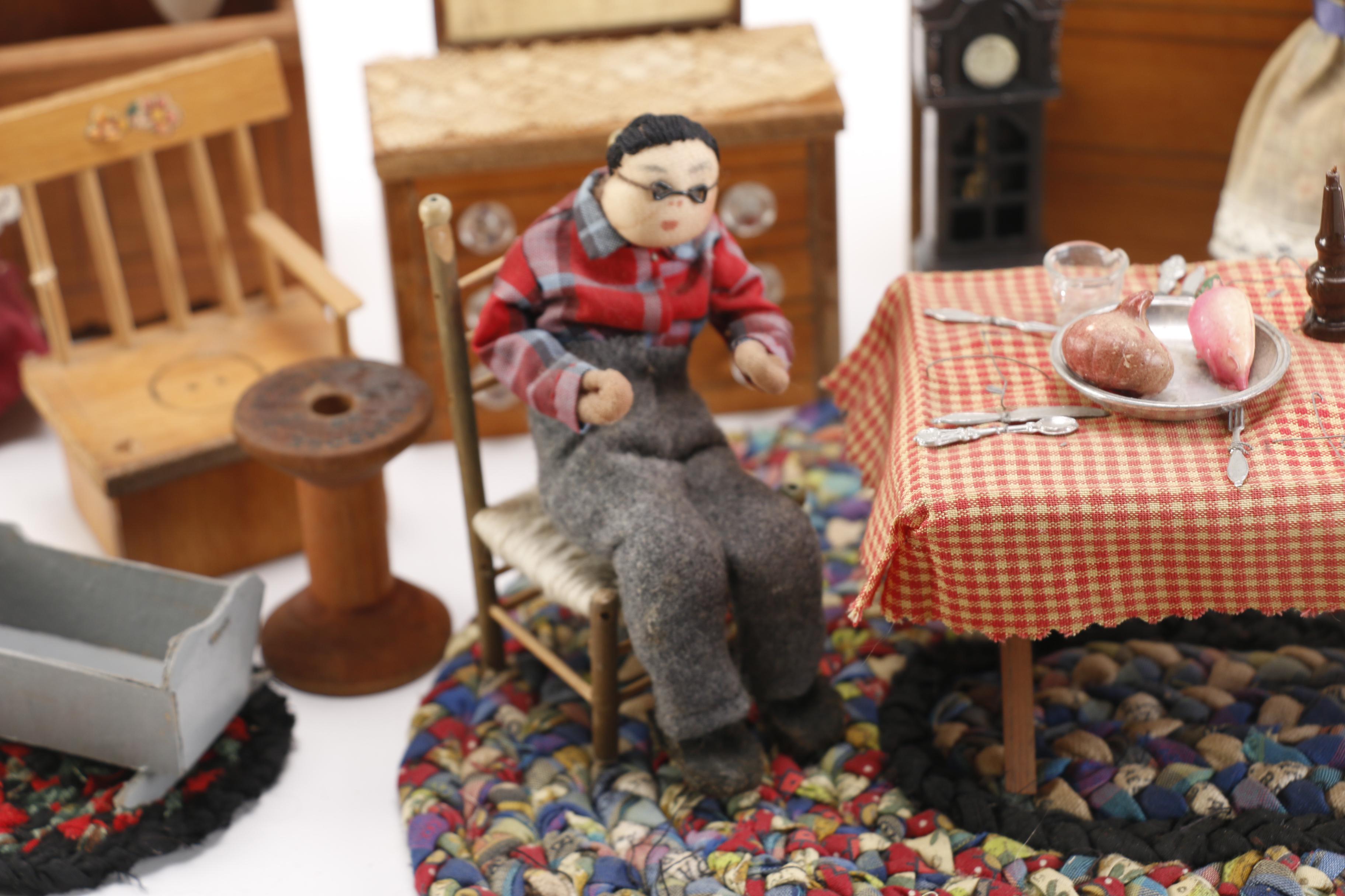 Dollhouse Accessories and Dolls