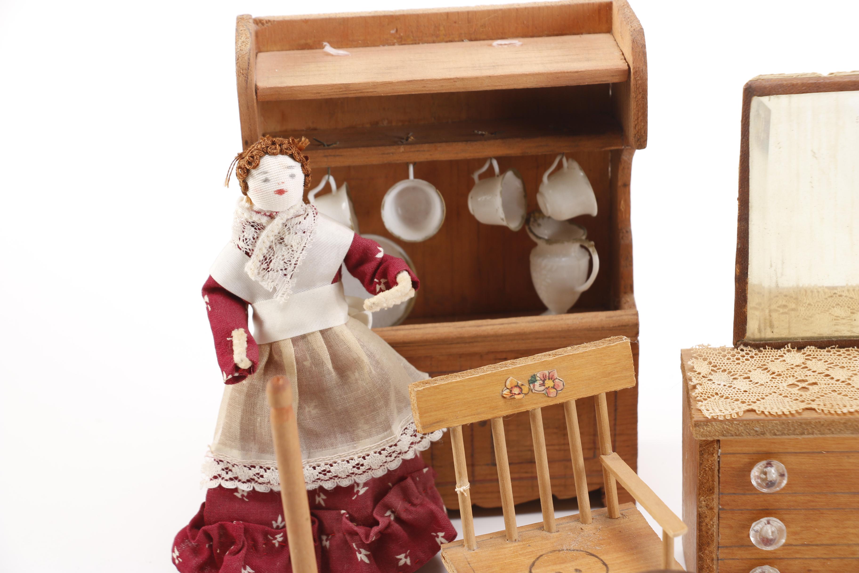 Dollhouse Accessories and Dolls