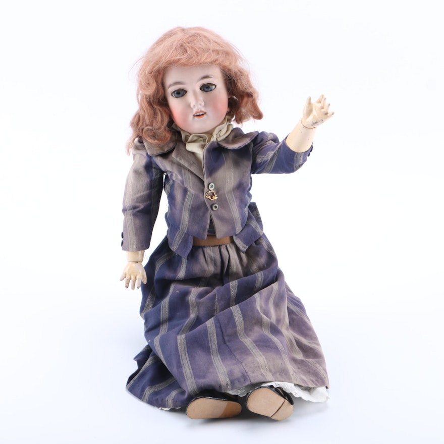 Vintage Gebrüder Kuhnlenz Porcelain Doll