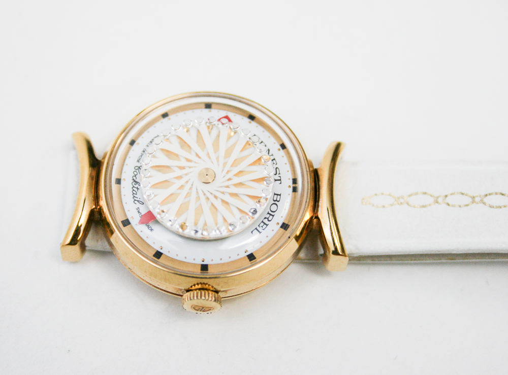 Vintage Ernest Borel 17 Jewel Kaleidoscope Cocktail Watch