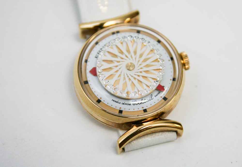 Vintage Ernest Borel 17 Jewel Kaleidoscope Cocktail Watch