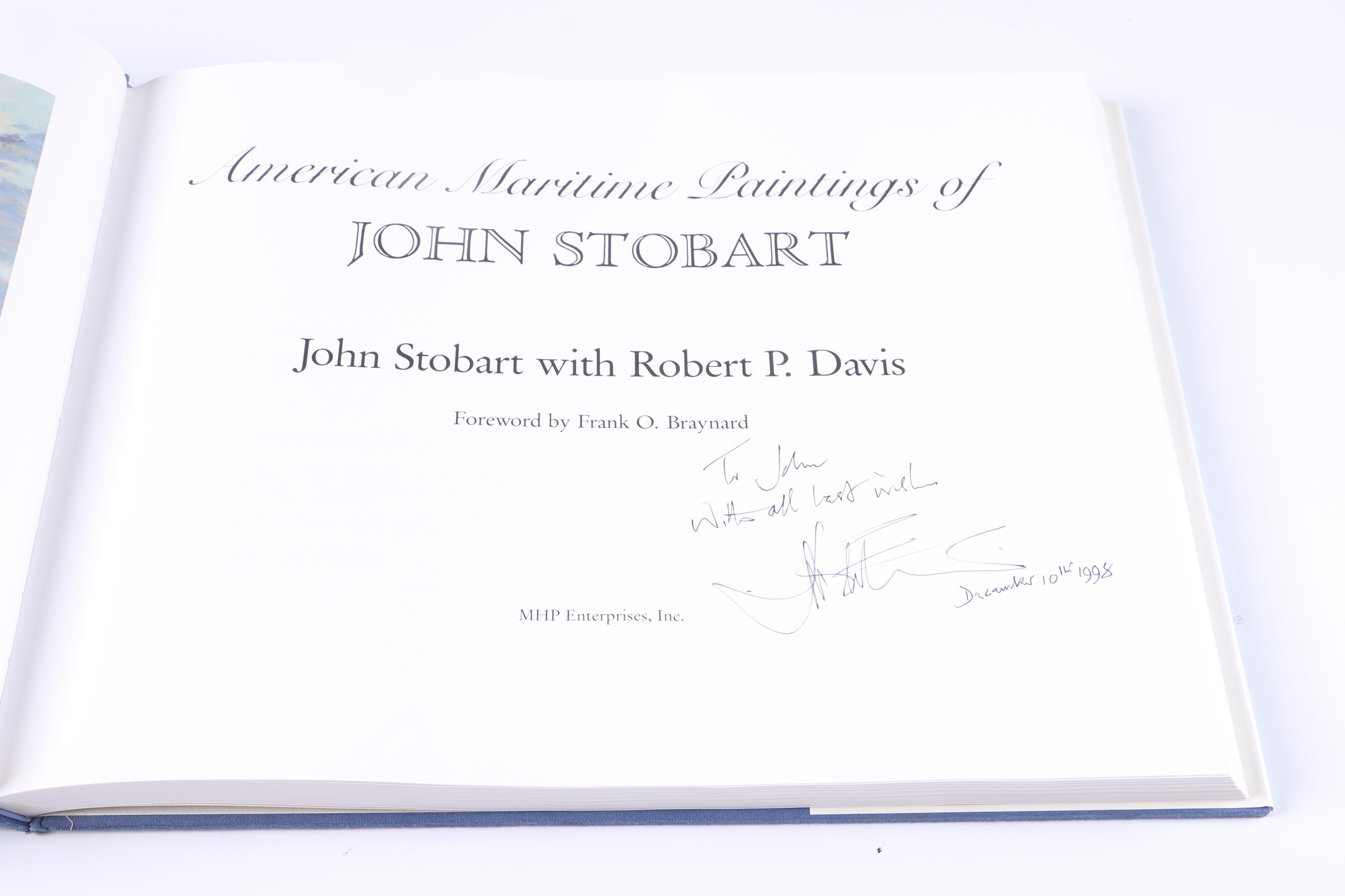 Signed John Stobart Books