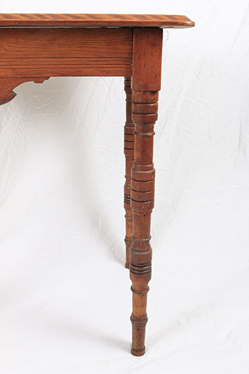 Vintage Oak Side Chair and Table