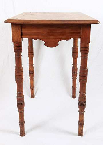 Vintage Oak Side Chair and Table