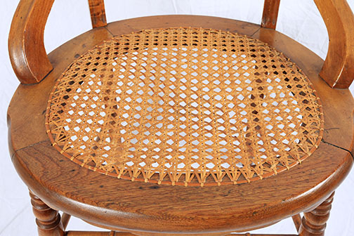 Vintage Oak Side Chair and Table