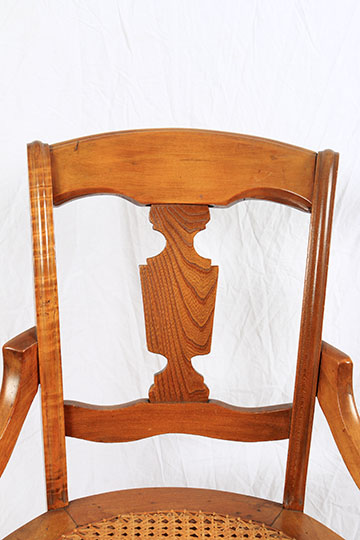 Vintage Oak Side Chair and Table