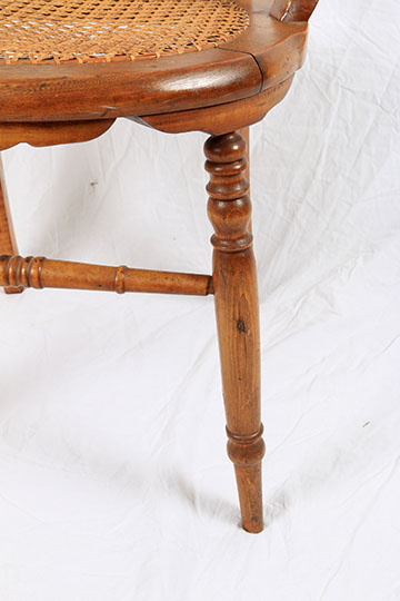 Vintage Oak Side Chair and Table