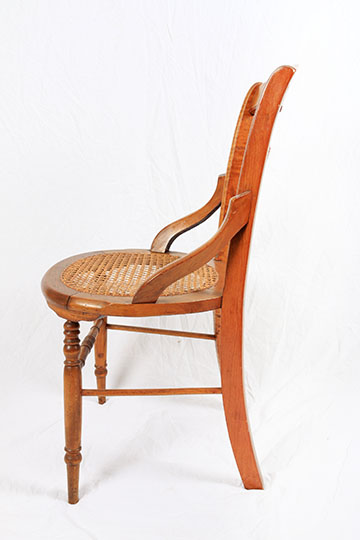 Vintage Oak Side Chair and Table