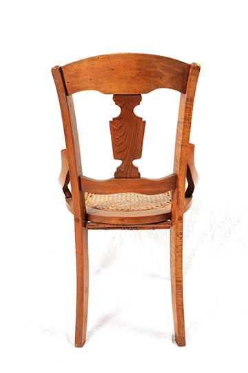 Vintage Oak Side Chair and Table