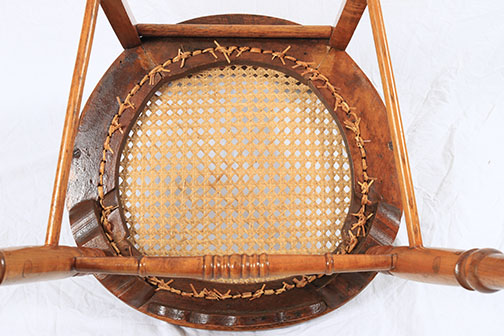 Vintage Oak Side Chair and Table