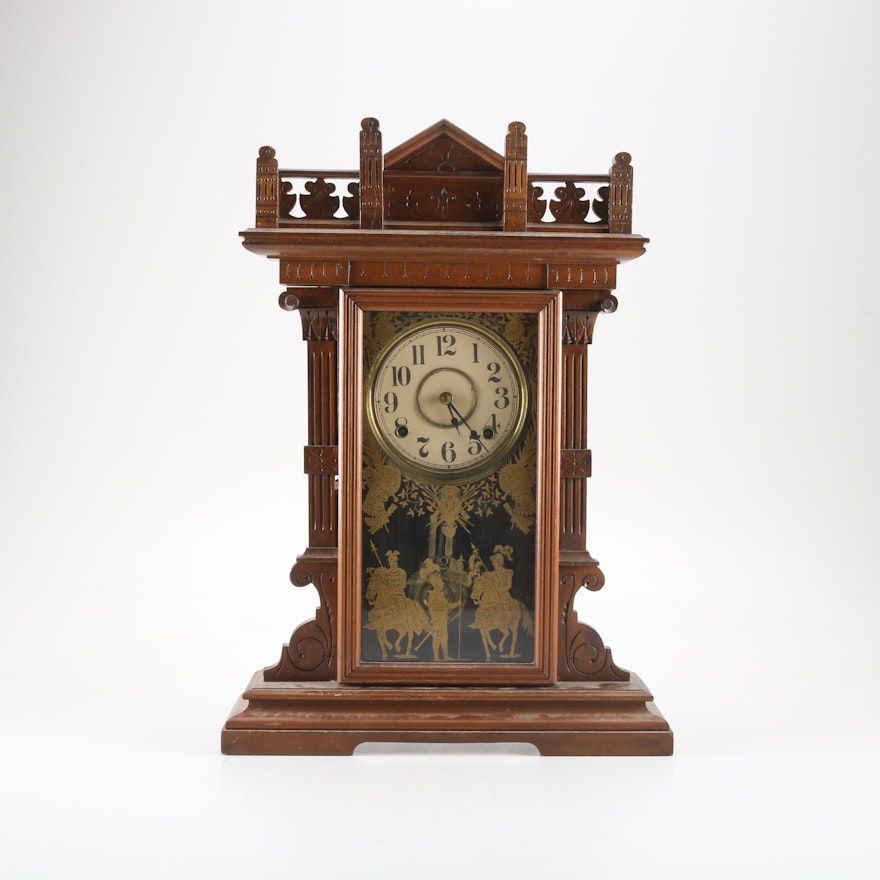 Wooden Mantel Clock