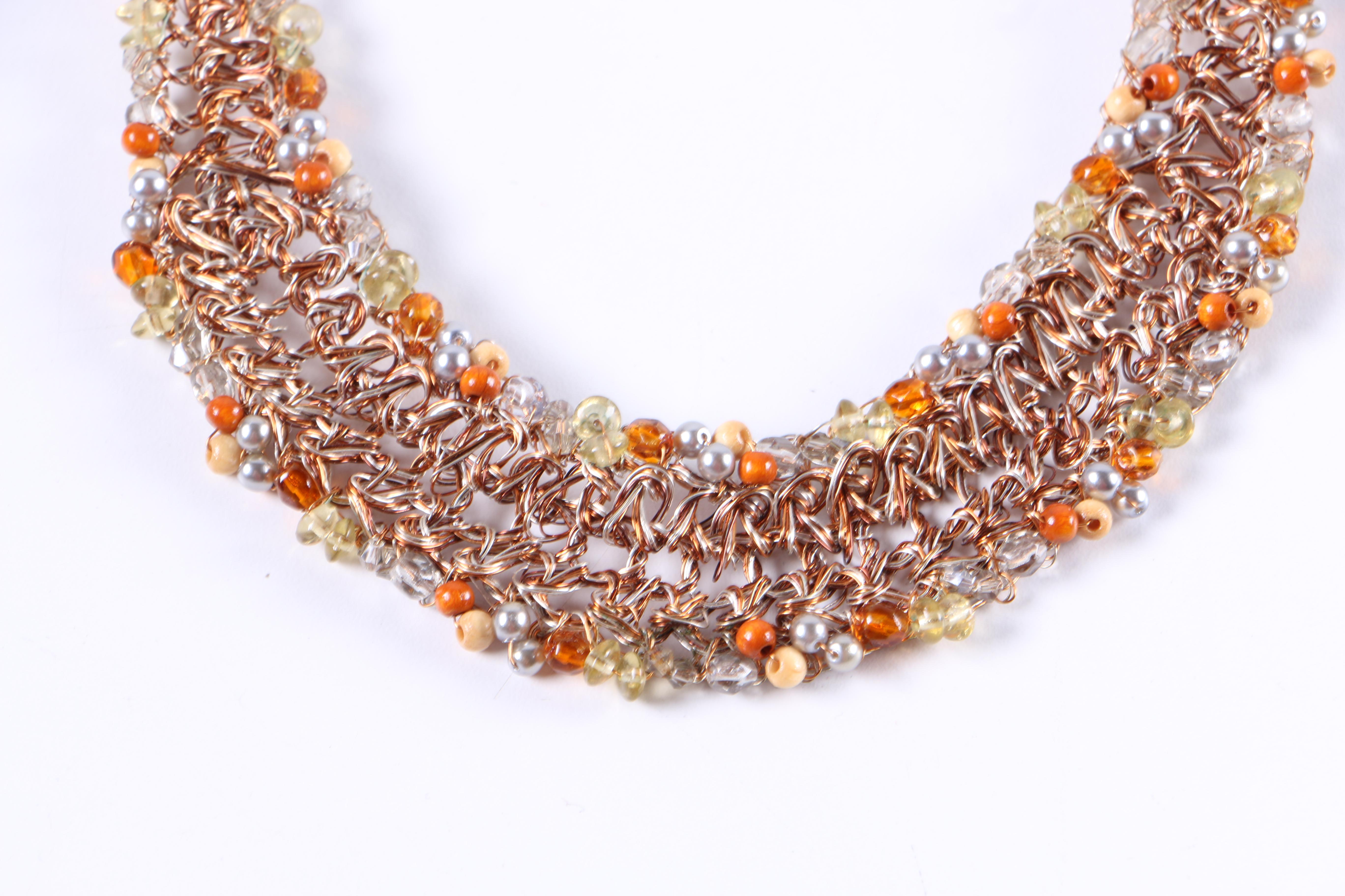 Beaded Necklaces and Earrings