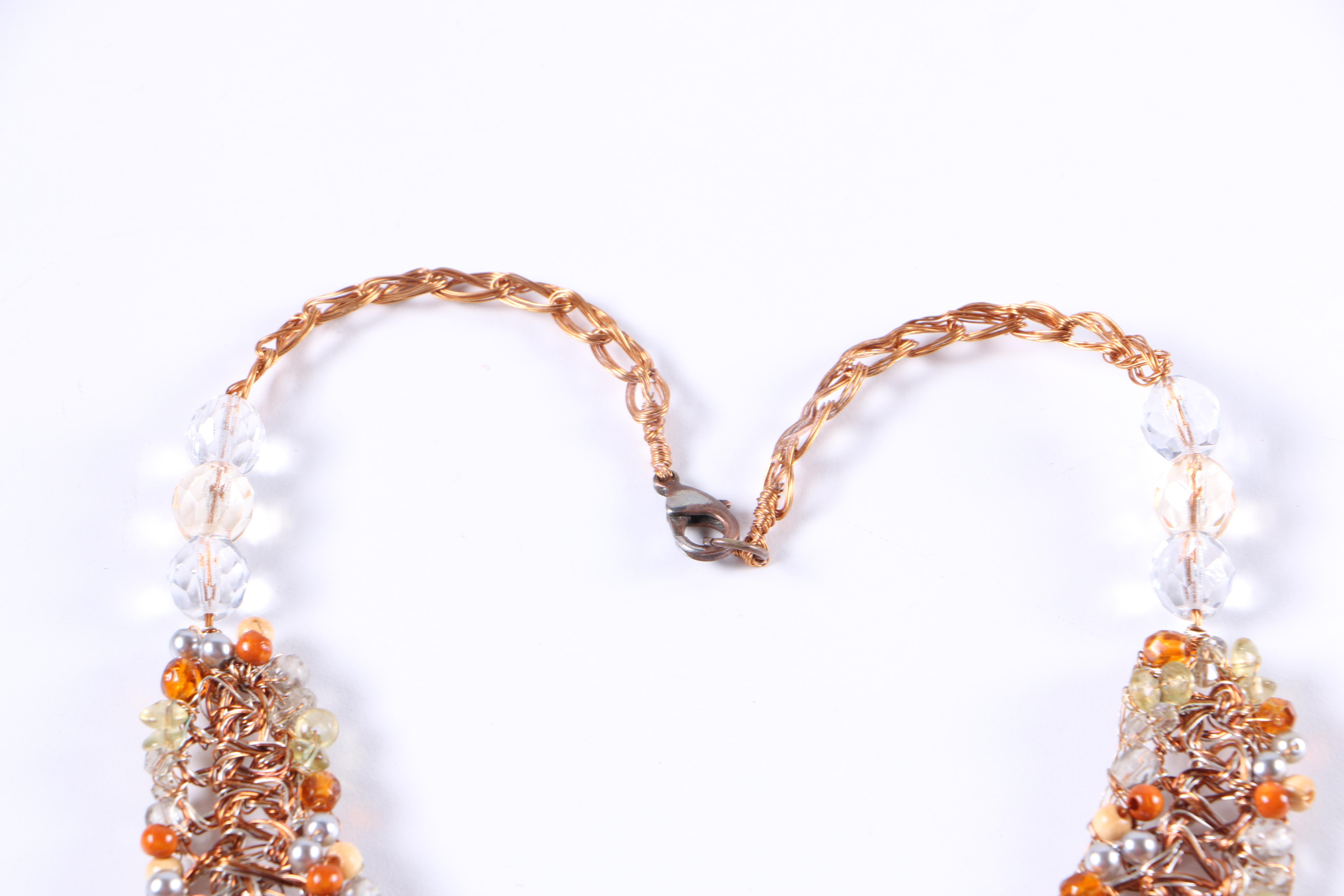 Beaded Necklaces and Earrings