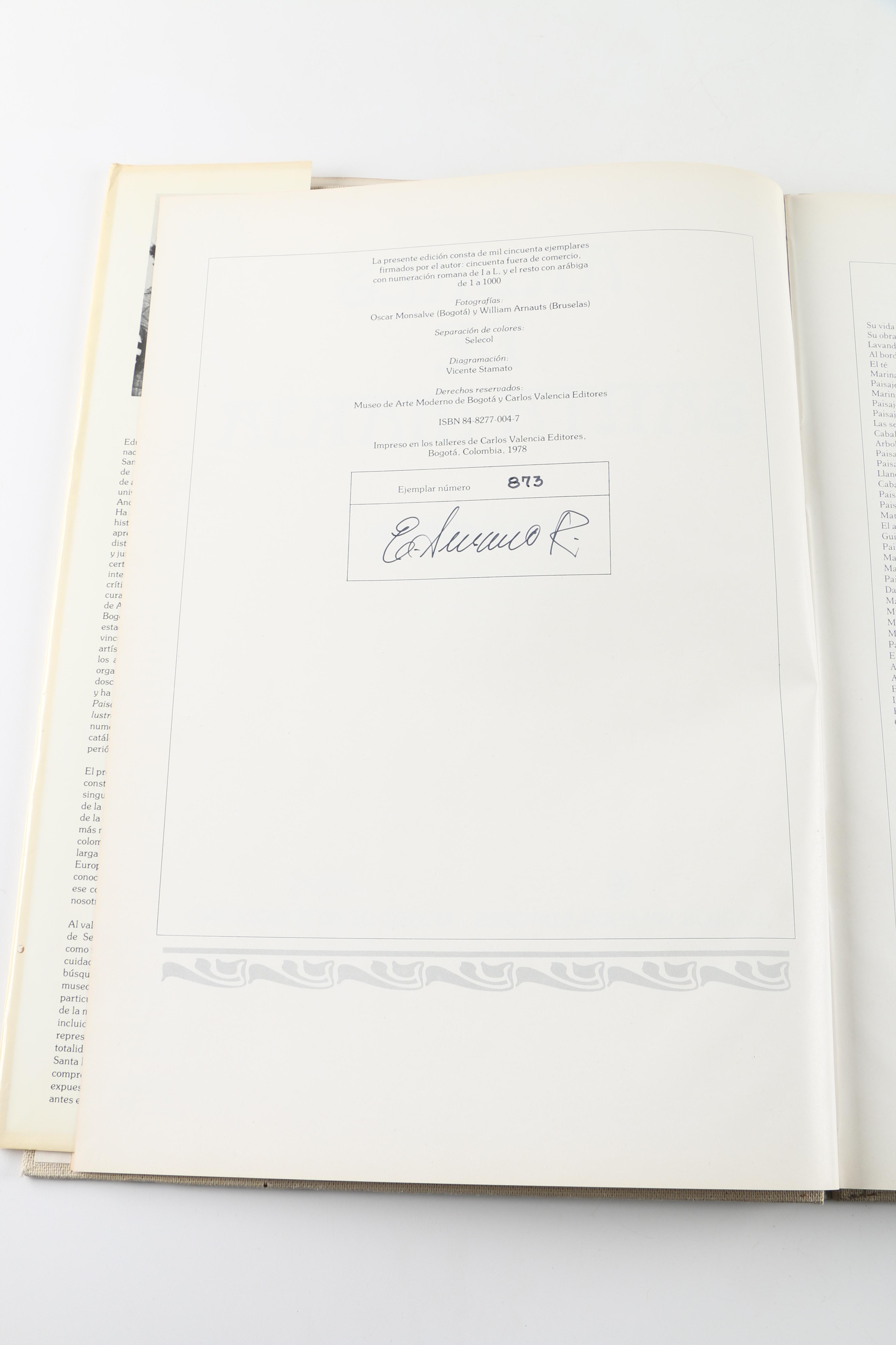 1978 "Andres de Santa Maria" by Eduardo Serrano