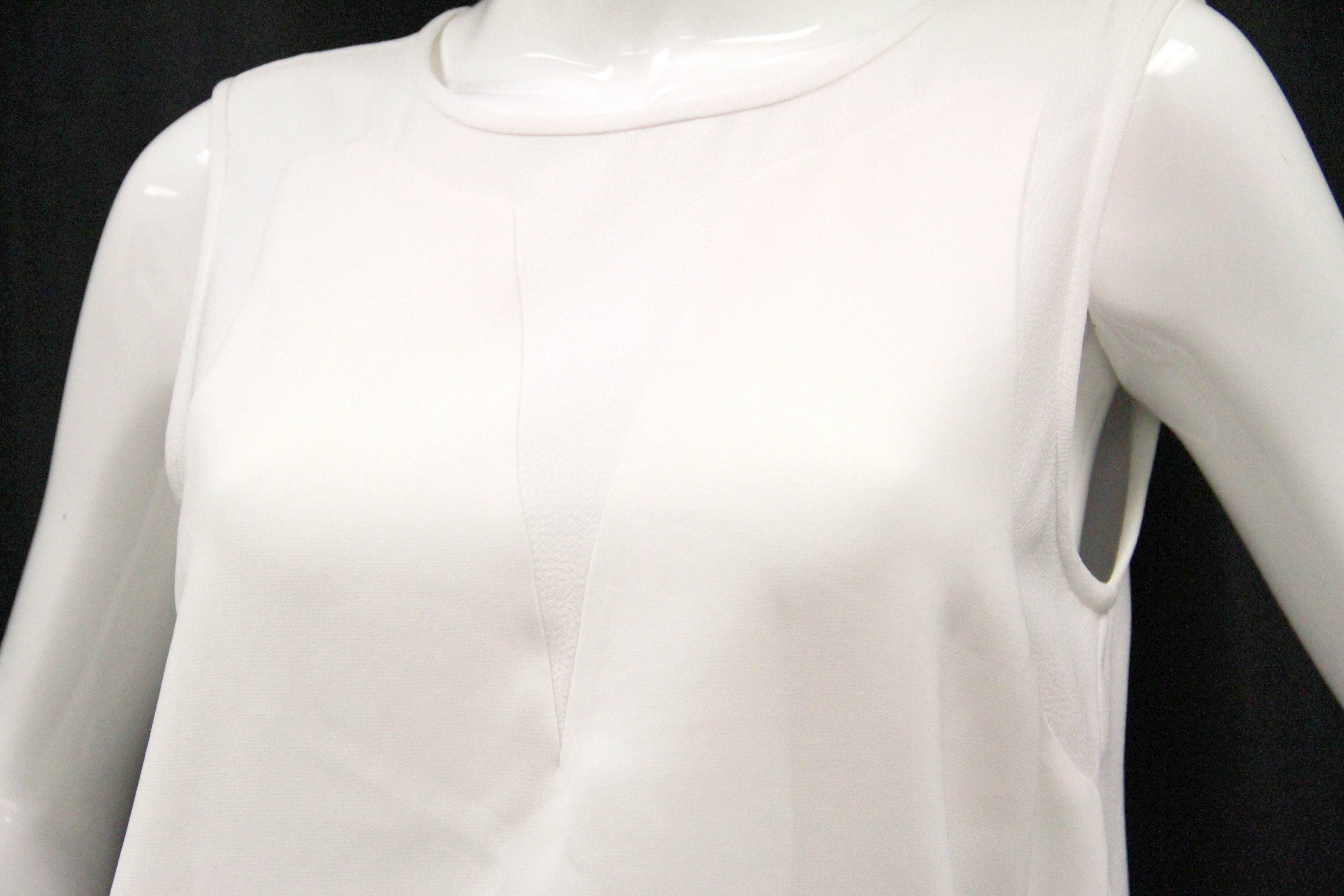 Contemporary Lace Panel Blouse by Tibi, New with Tags