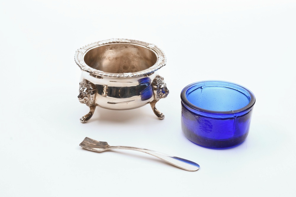 Silver Plate Footed Salts