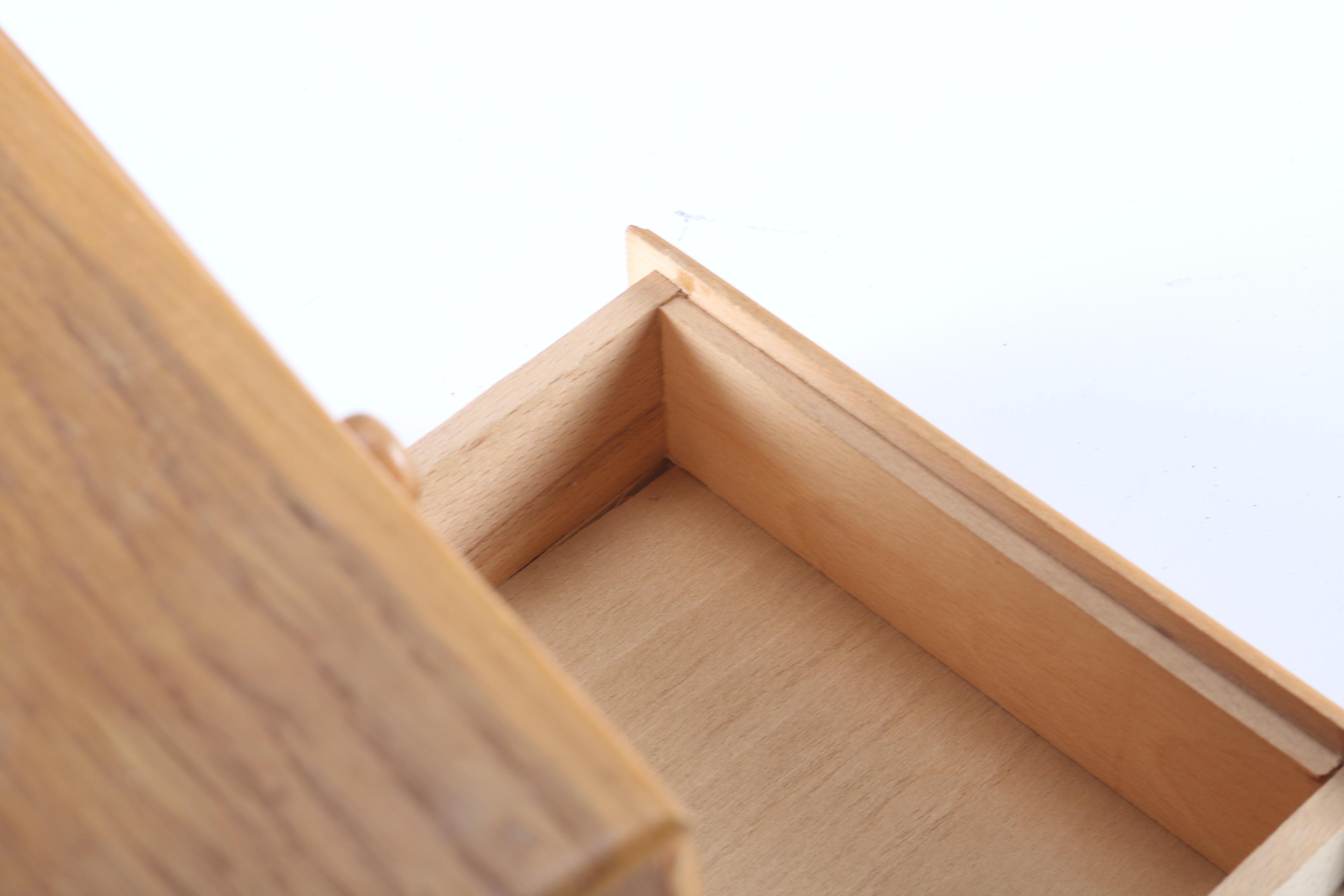 Vintage Wood Mail Holder and Trinket Box Collection