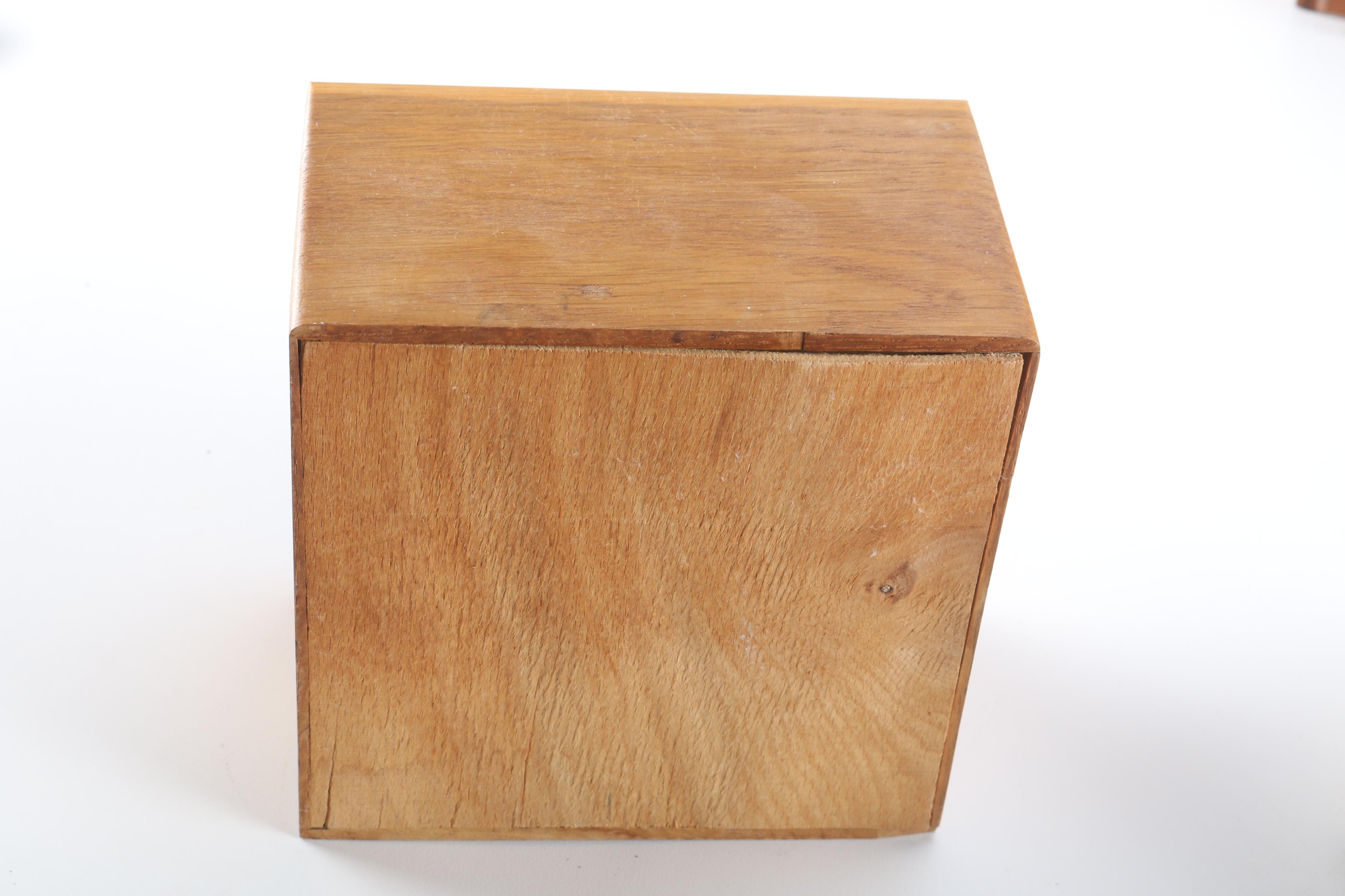 Vintage Wood Mail Holder and Trinket Box Collection