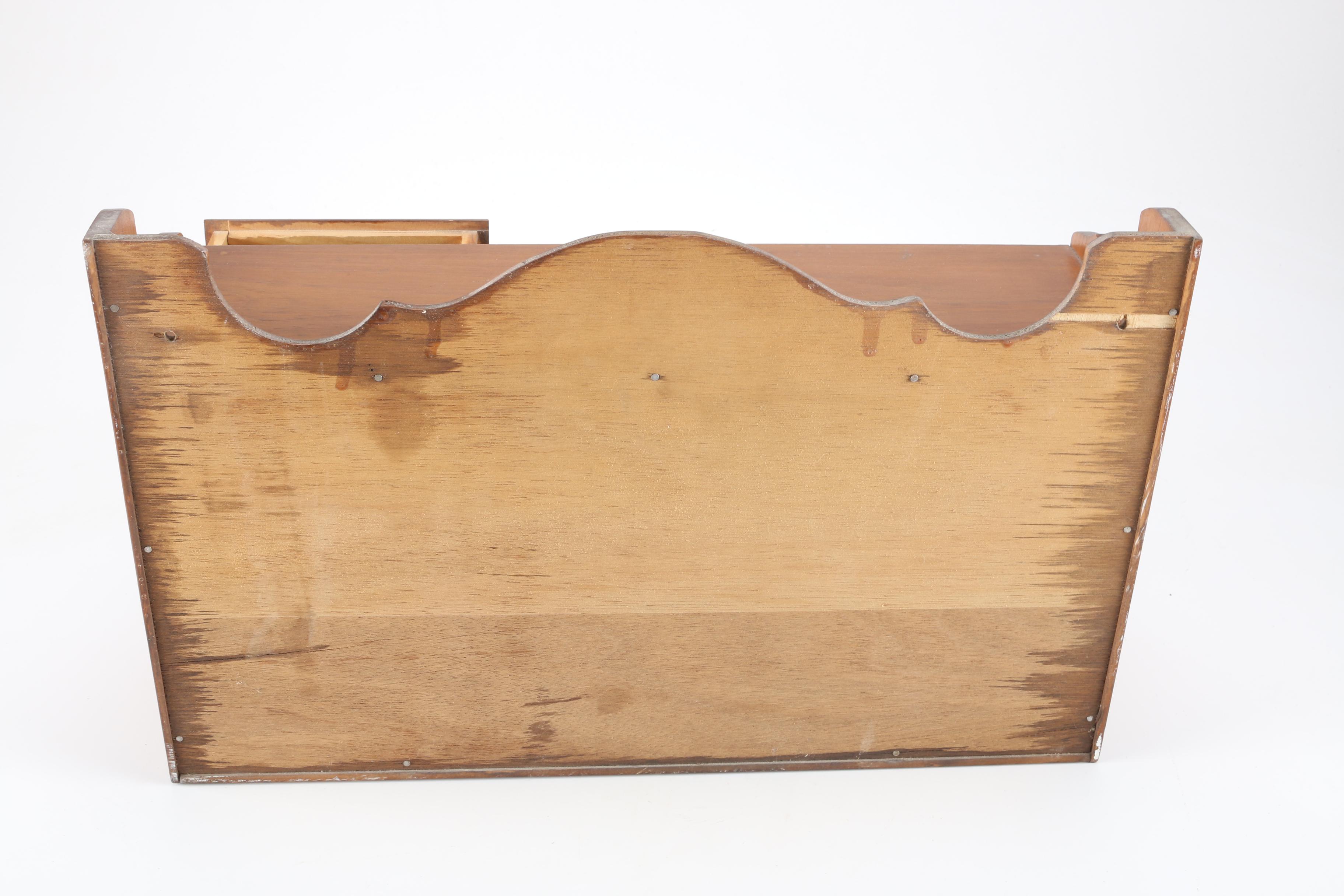 Vintage Wood Mail Holder and Trinket Box Collection