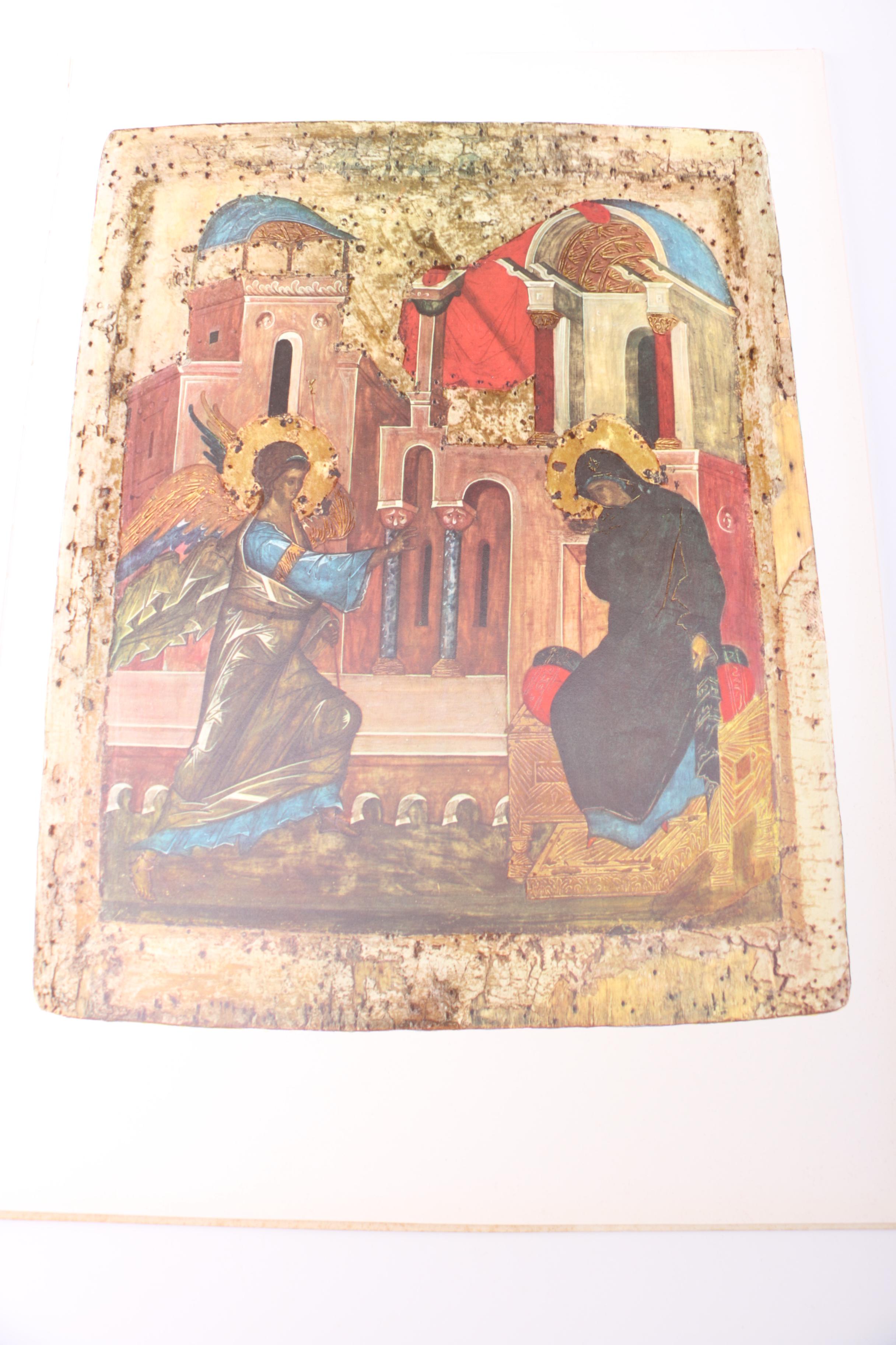 1958 First Edition of  "USSR: Early Russian Icons" by Viktor Lazarev