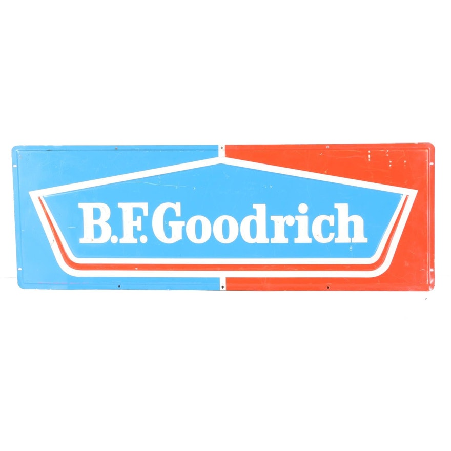 Vintage B. F. Goodrich Metal Sign