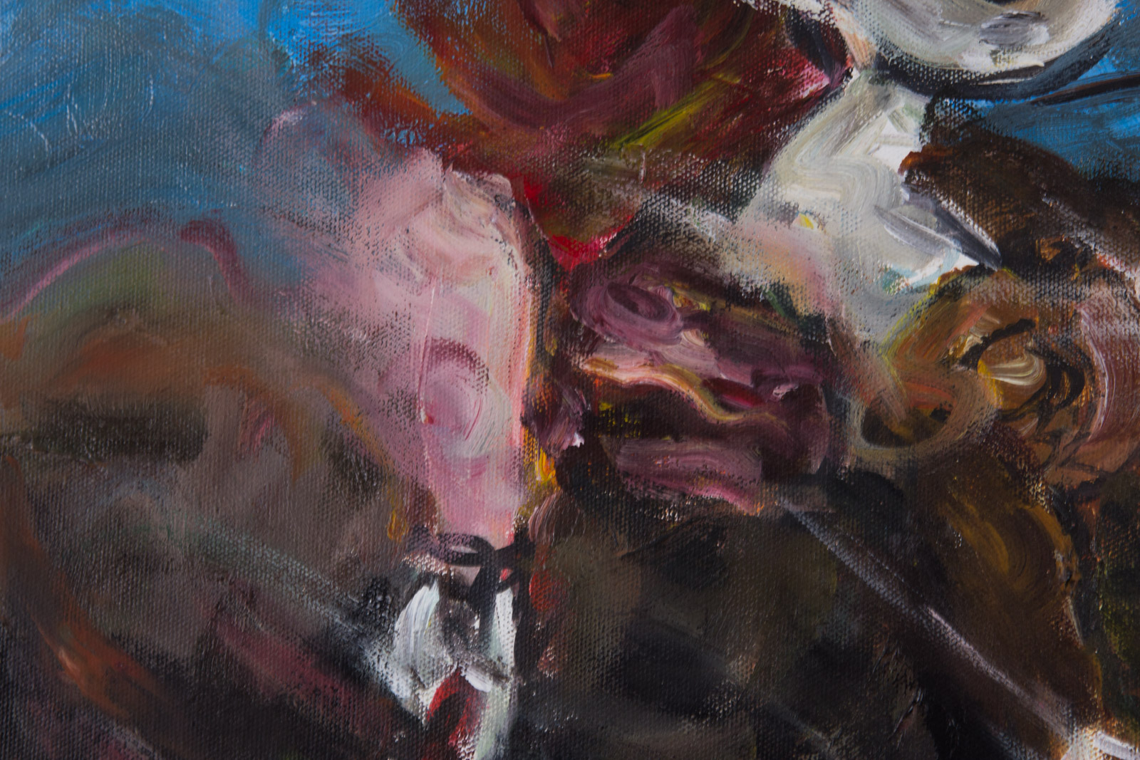 Richard Mantia Acrylic on Canvas "Polo I: On It"