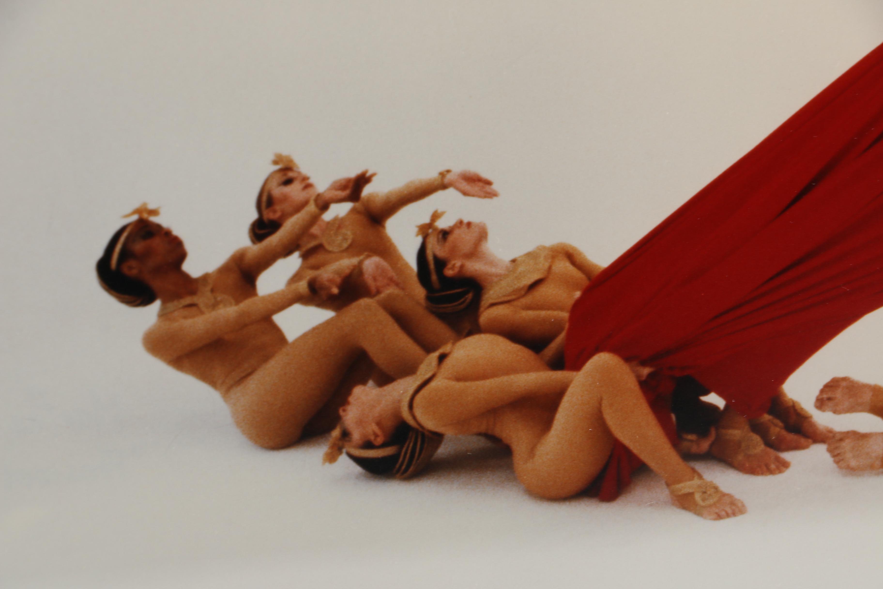 Framed Photograph of an Egyptian Themed Performance