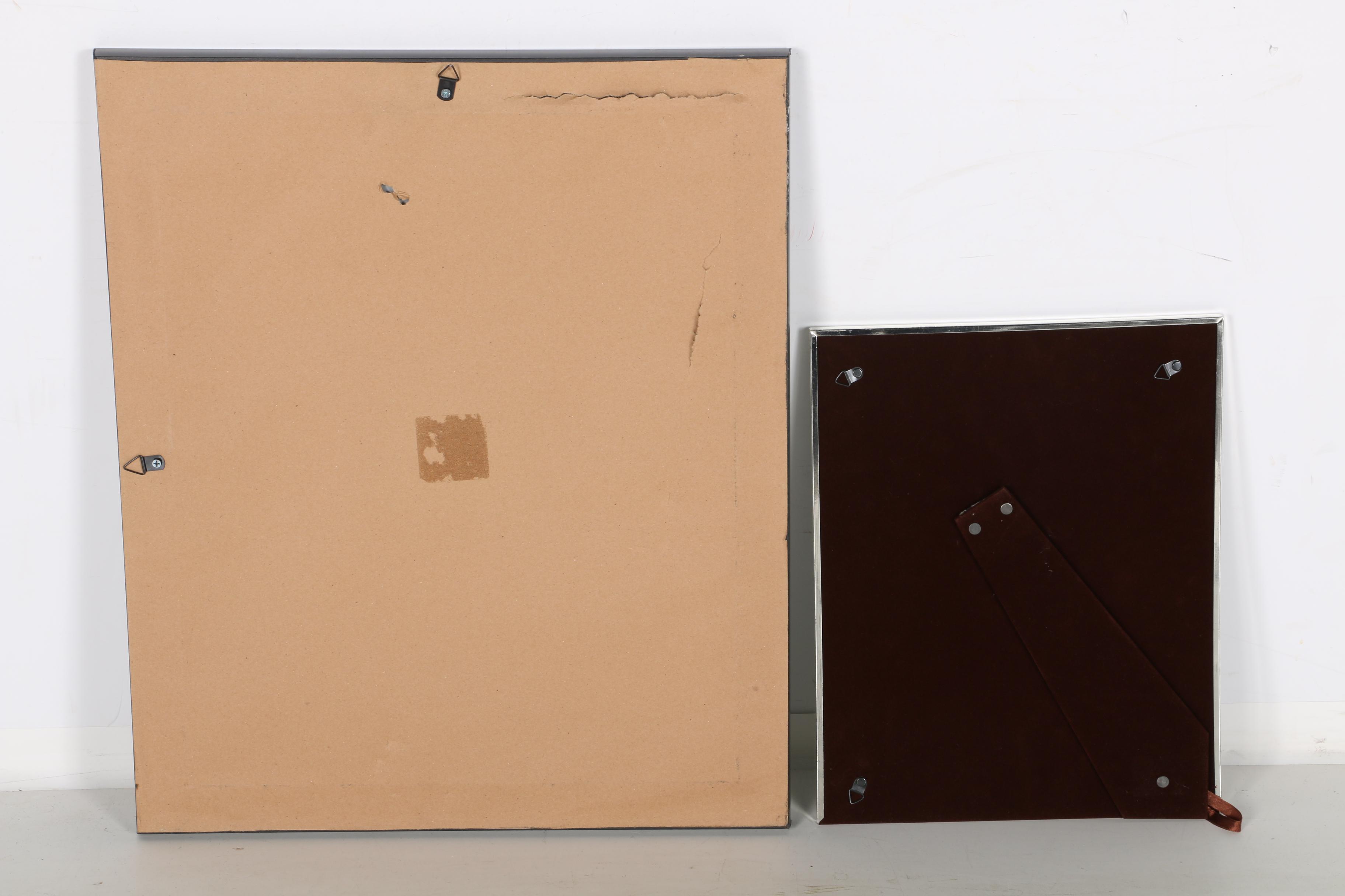 Silver Tone Frame and Mirror