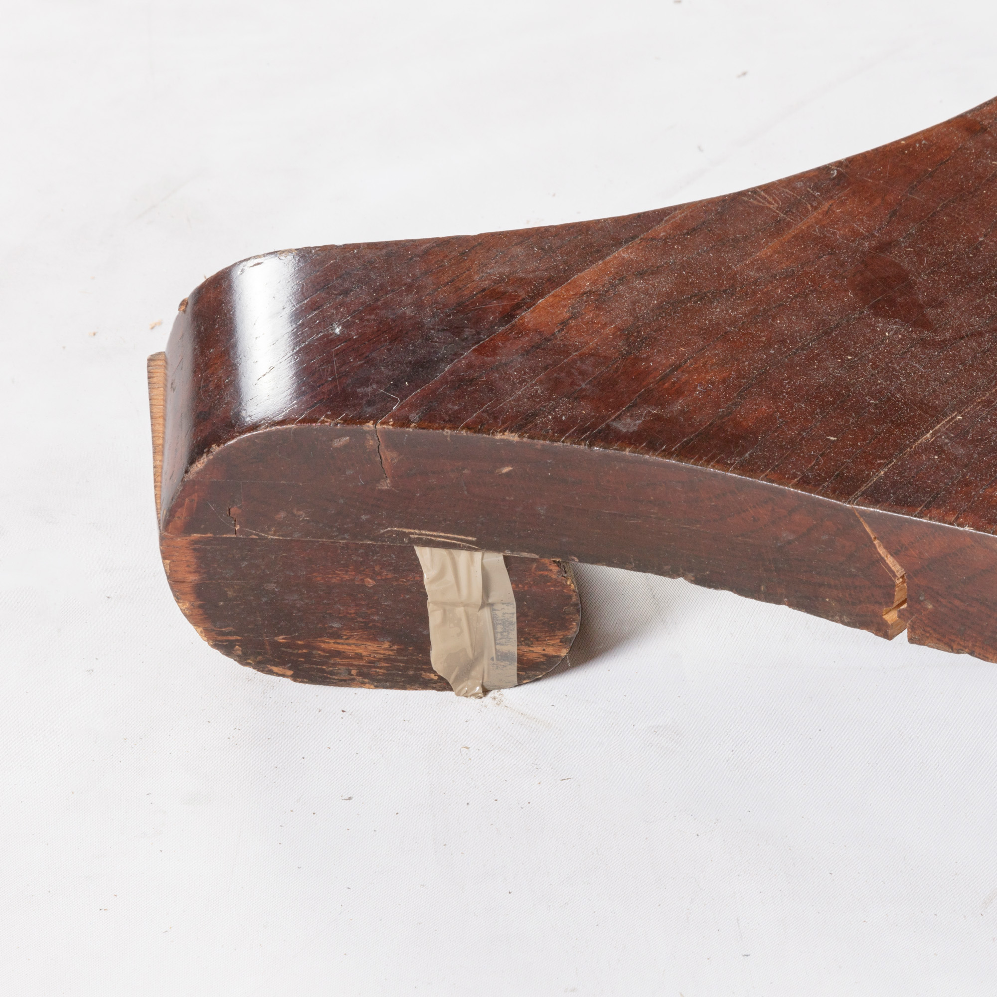 Vintage Oak Pedestal Dining Table by Walter of Wabash