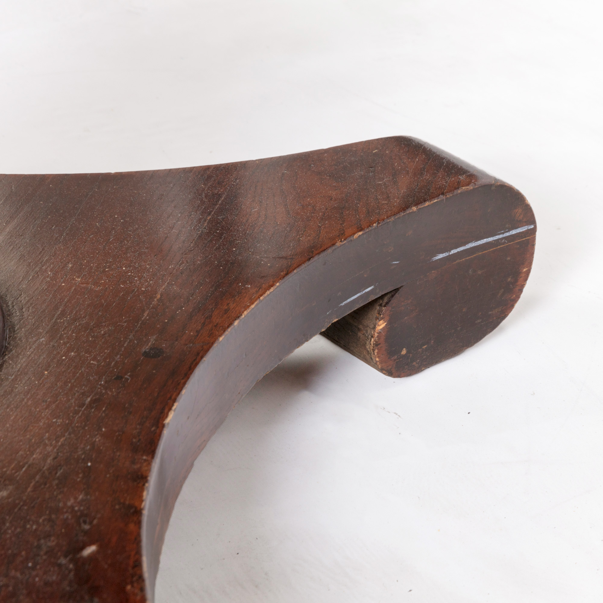 Vintage Oak Pedestal Dining Table by Walter of Wabash