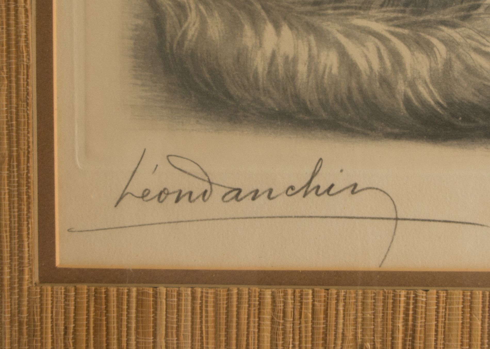 Leon Danchin Hand Colored Engraving