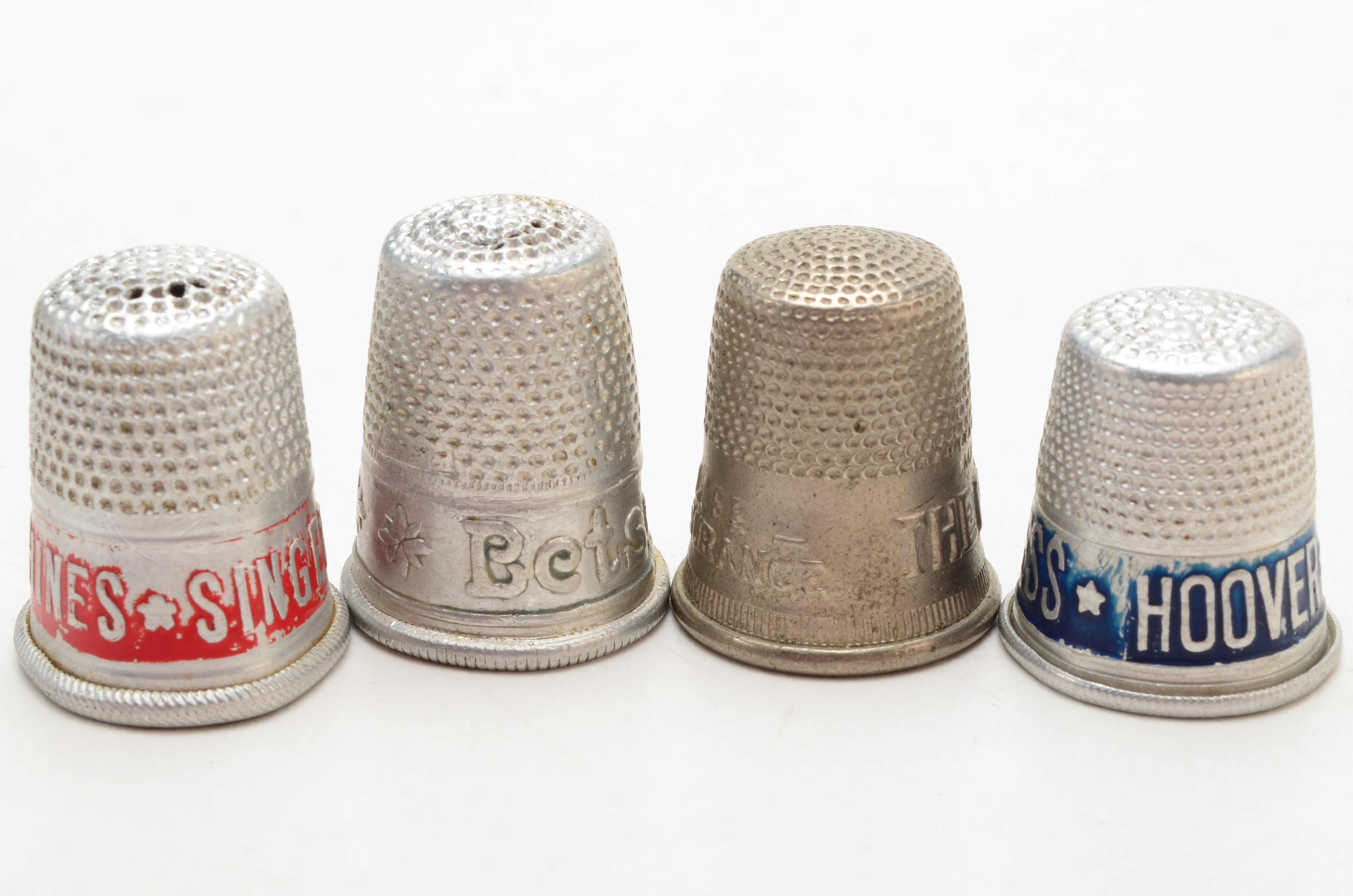 Generous Assortment of Vintage Advertising Thimbles