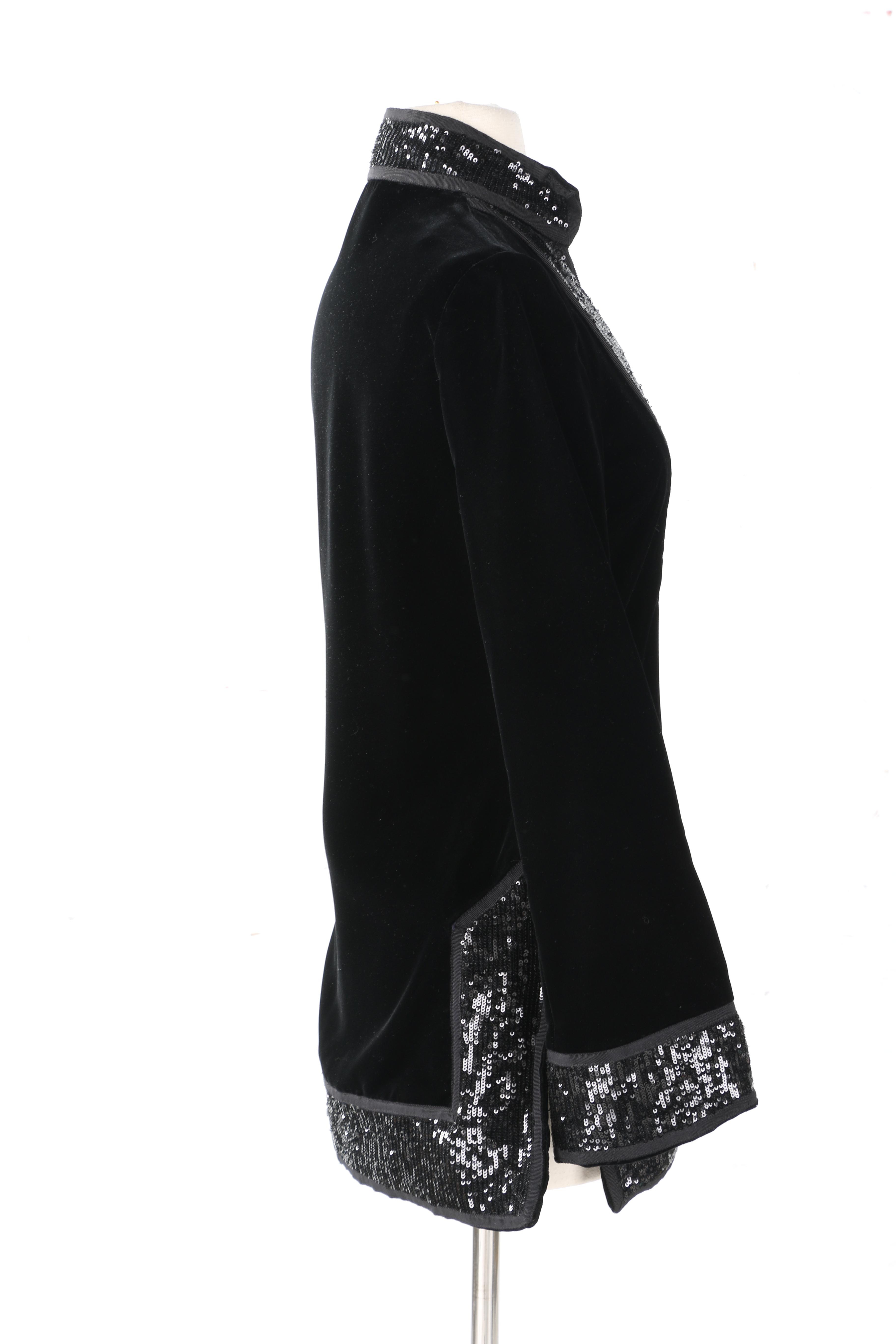 Velvet and Sequined Tory Burch Tunic