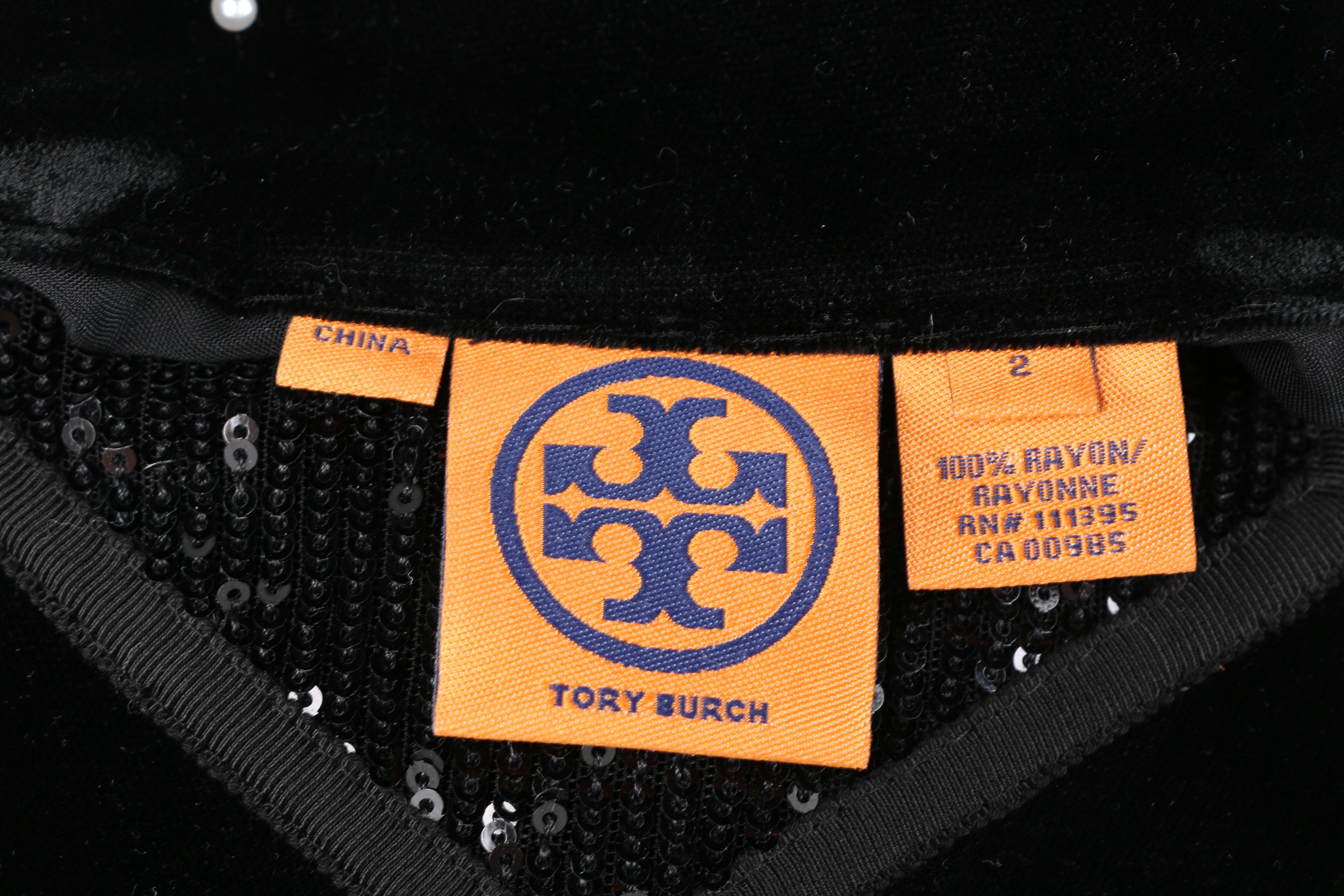 Velvet and Sequined Tory Burch Tunic