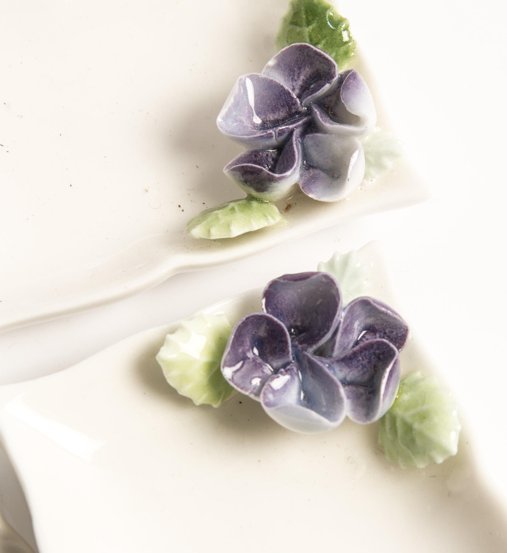 Porcelain Place Cards and Ash Recievers