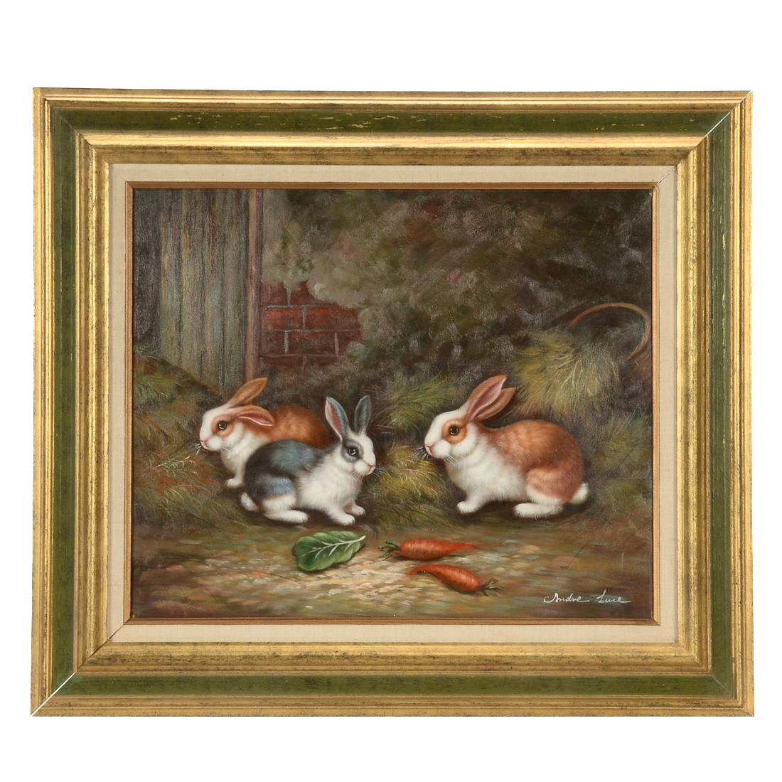 Andre Luce Original Oil Painting on Canvas